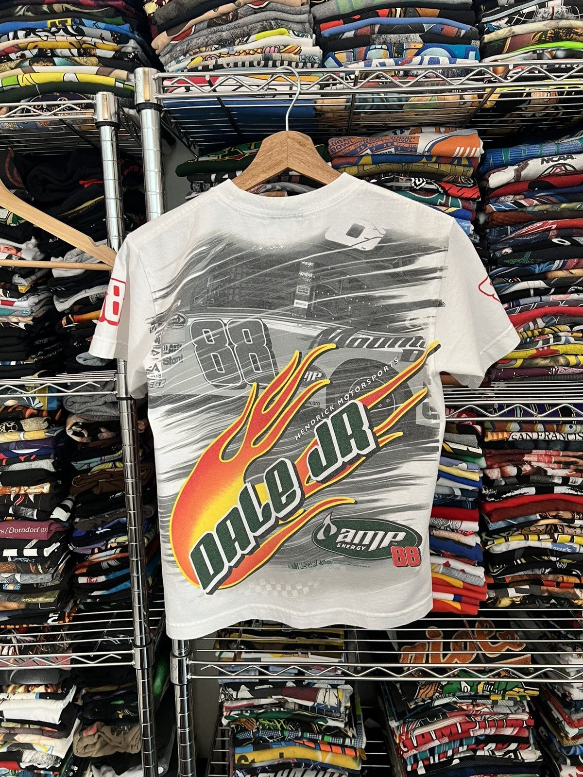 NASCAR 2000s Dale Earnhardt Jr Nation AOP Racing Tee Size US XS / EU 42 / 0 - 2 Thumbnail