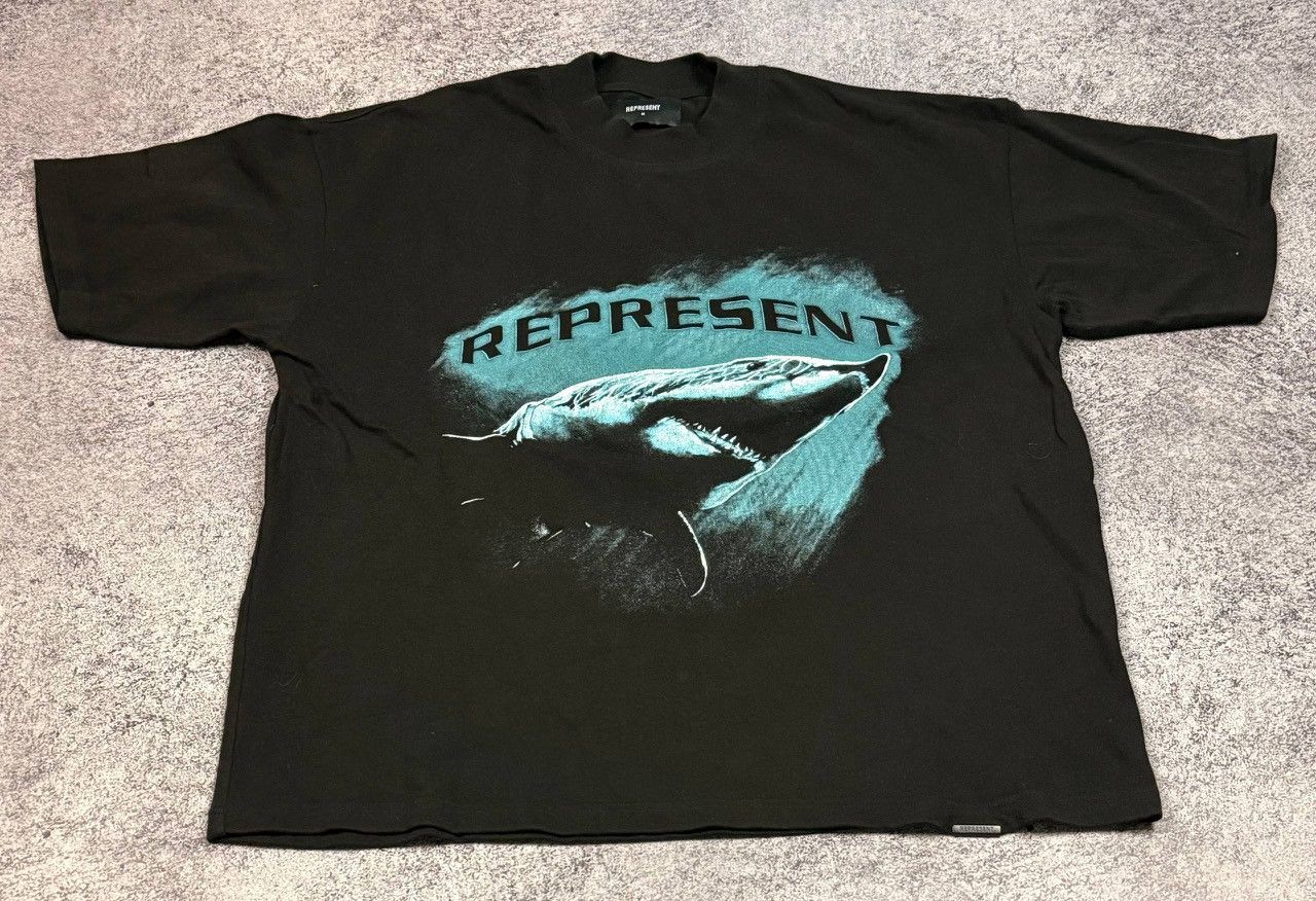 Represent Clo. Represent M Shark Jet Black Tee Size US M / EU 48-50 / 2 - 2 Thumbnail