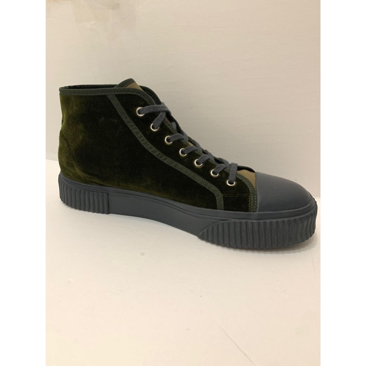 Theory THEORY CHUNKY VELVET HI-TOP SNEAKER Size US 11 / EU 44 - 14 Thumbnail