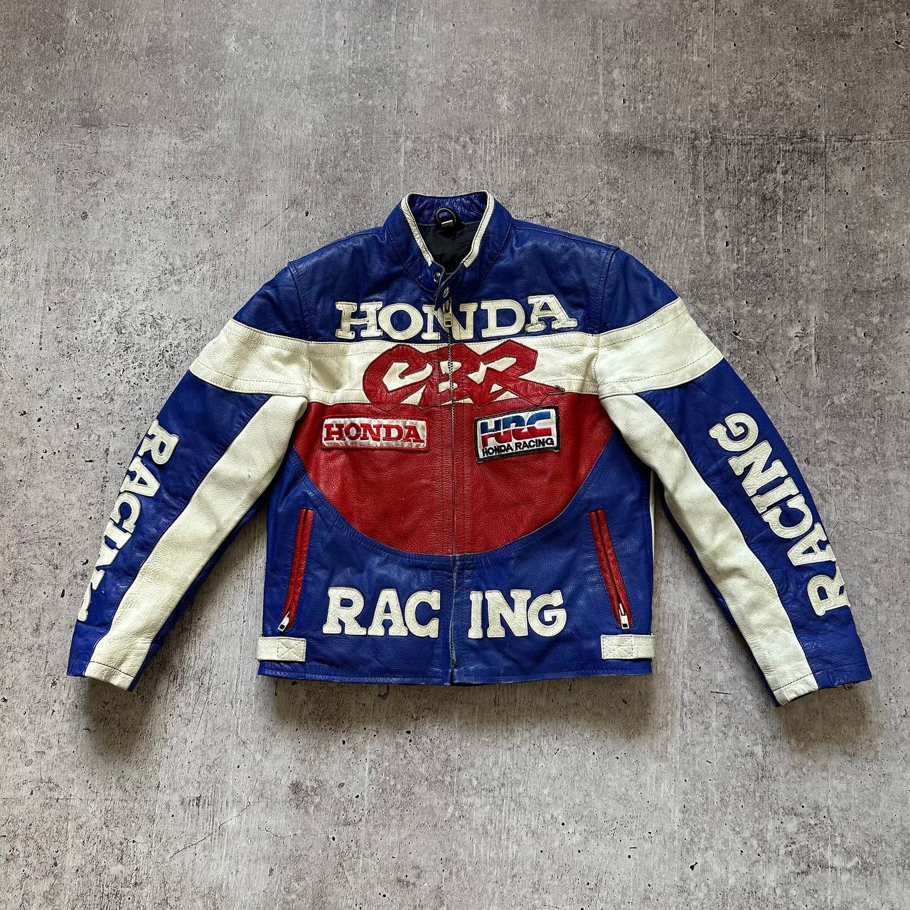 Honda Honda CBR Racing Leather Biker Jacket Size XS / US 0-2 / IT 36-38 - 1 Thumbnail