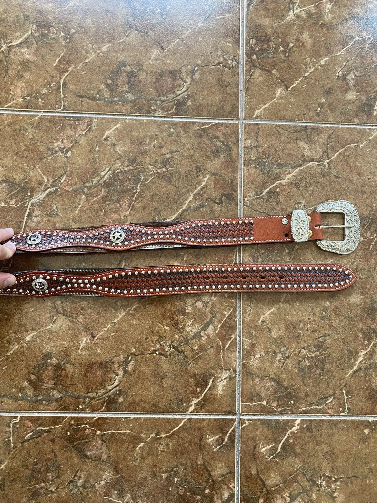Cowboy Equipment Vintage 90s Cowboy Belt Metal Punk Rock Emo Goth Belt Japan Size ONE SIZE - 2 Thumbnail
