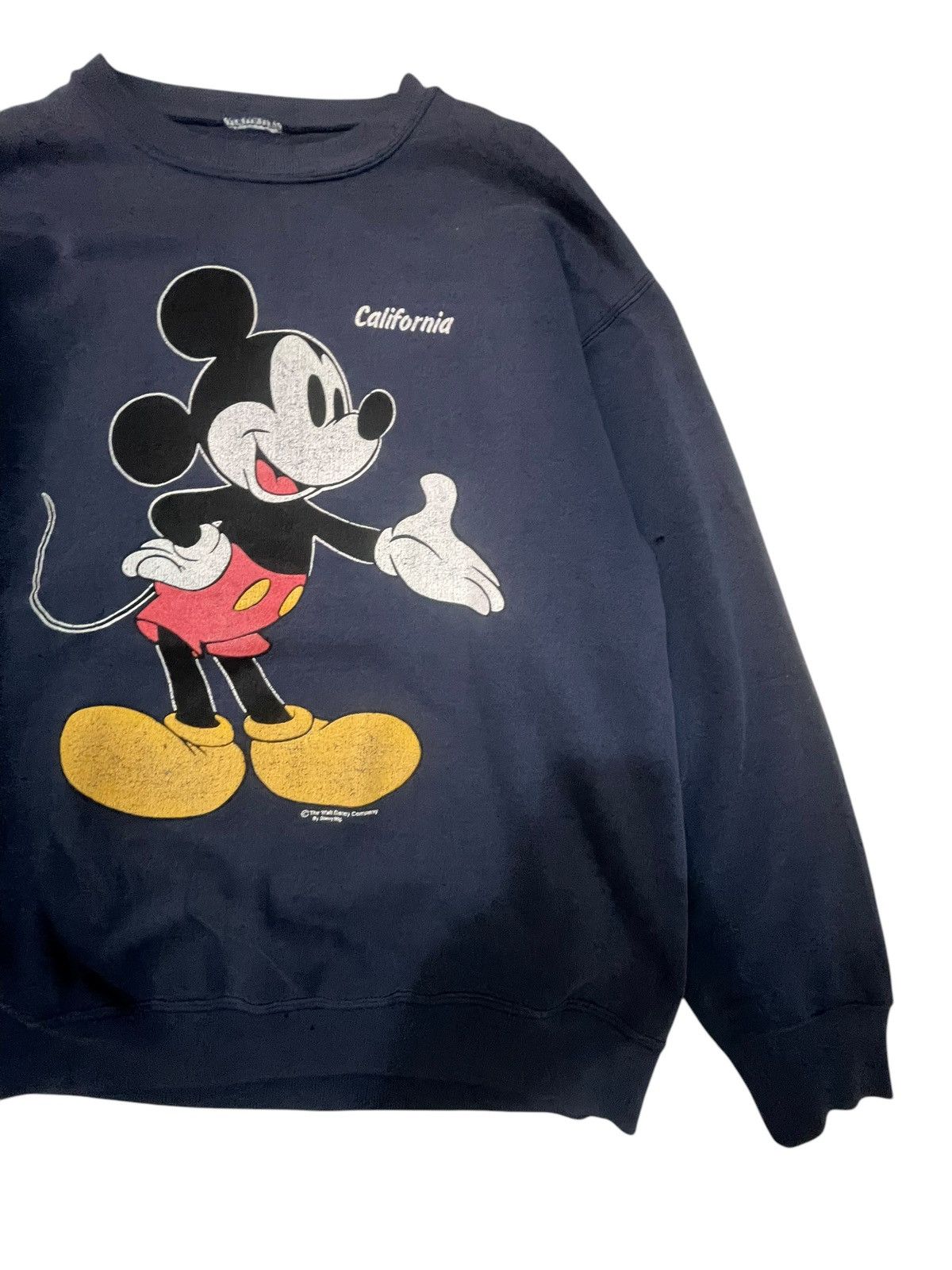 Disney × Mickey Mouse × Vintage Vintage Mickey Mouse Mirror Sweatshirt Size US L / EU 52-54 / 3 - 3 Thumbnail