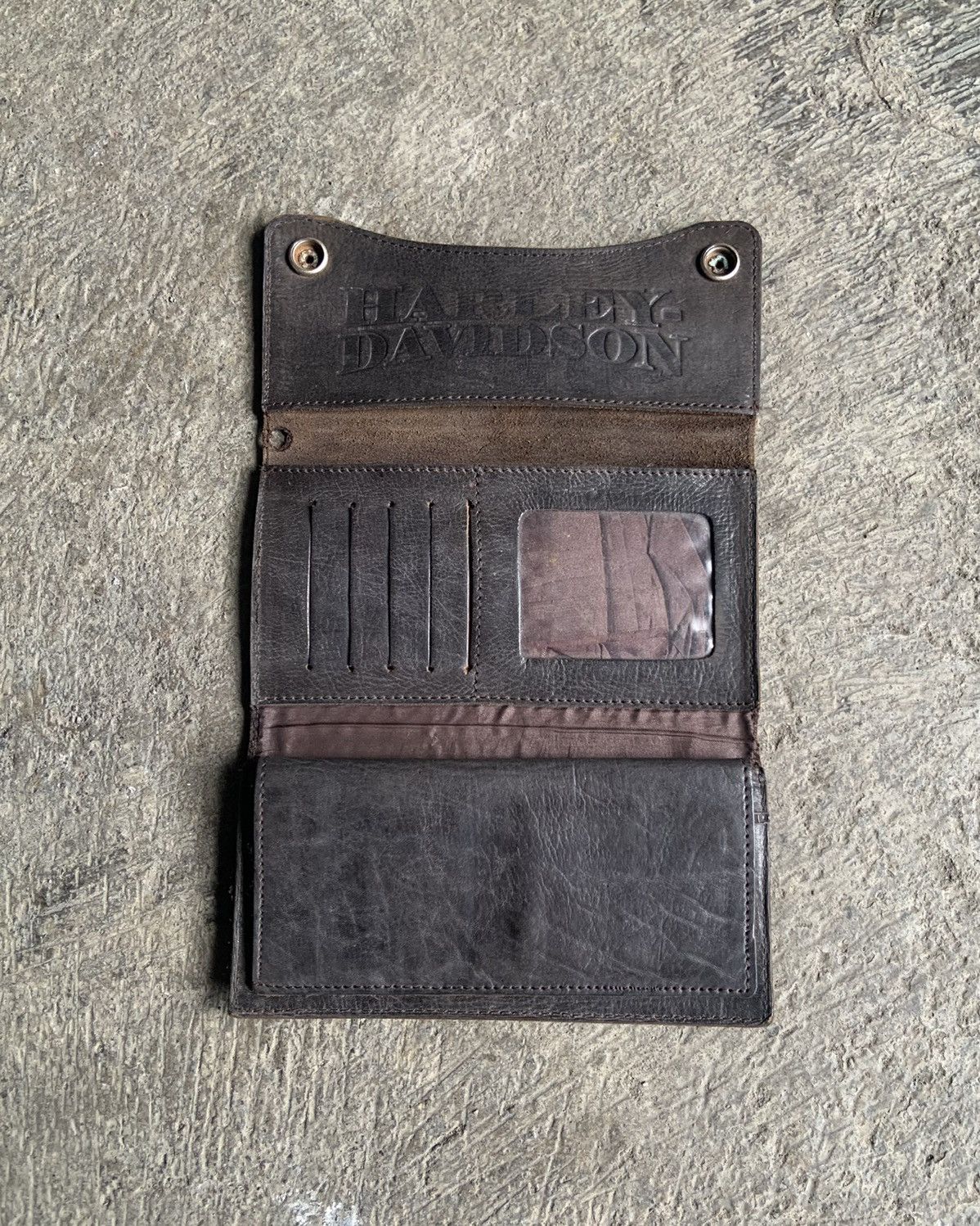 Harley Davidson × Vintage Rare Vintage Harley Davidson Leather Wallets Size US XS / EU 42 / 0 - 3 Thumbnail