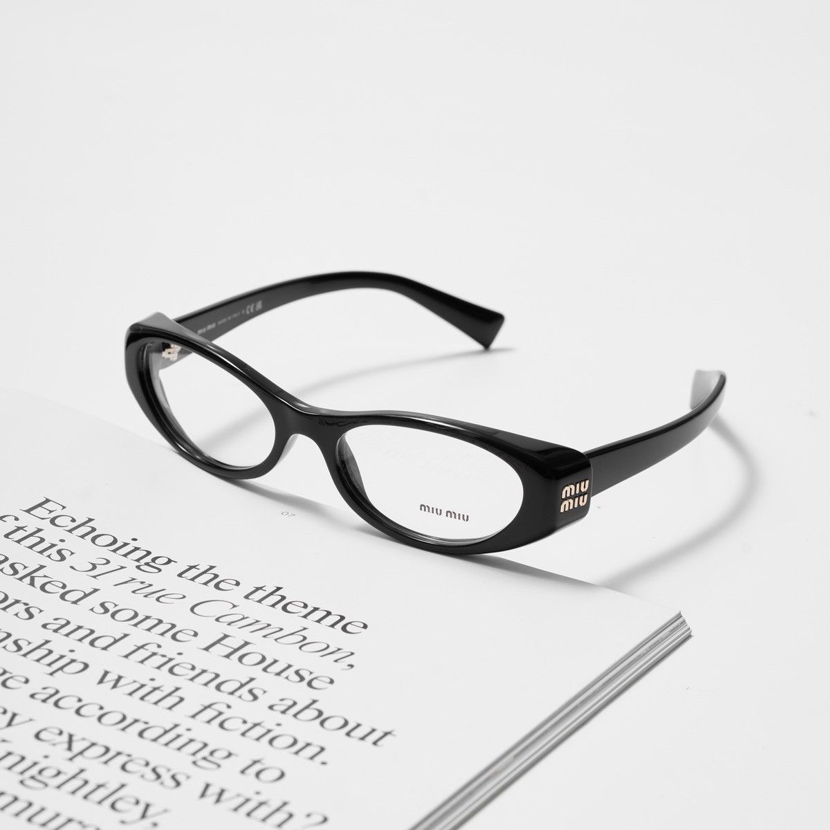 Miu Miu MIU MIU 0MU 03ZV 16K1O1 GLASSES Size ONE SIZE - 1 Thumbnail