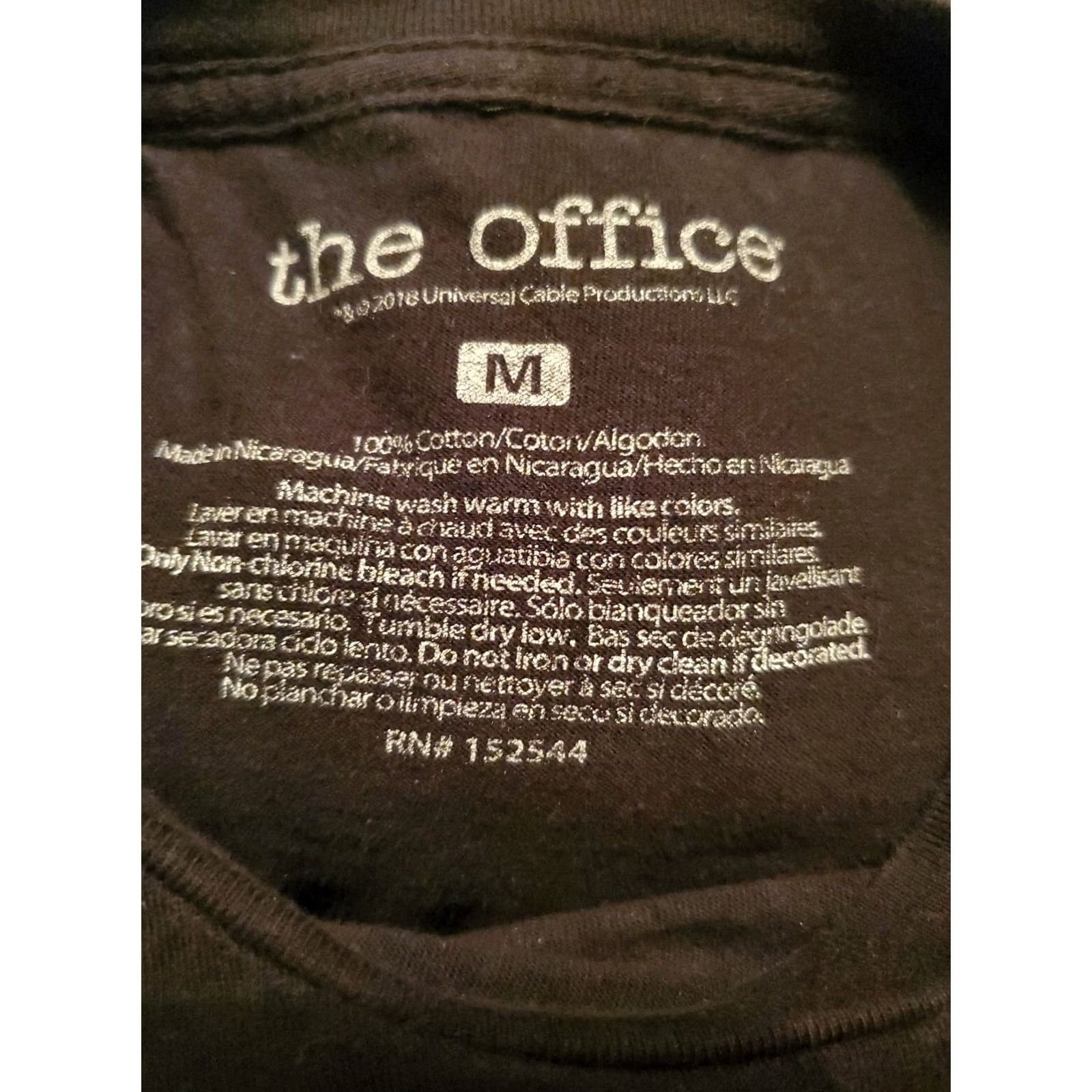Vintage The Office Assistant To The Regional Manager Dwight Schrute T Shirt Size Medium Size US M / EU 48-50 / 2 - 2 Thumbnail