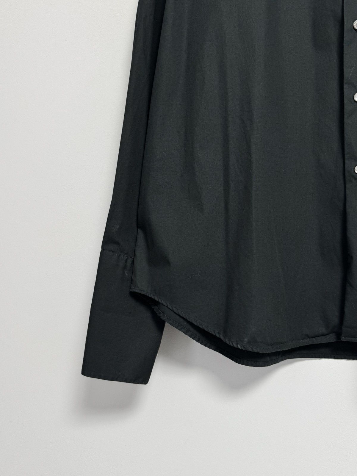 Dolce & Gabbana Dolce&Gabbana Button Up Shirt Luxury Black Cotton Size 50 Size US XL / EU 56 / 4 - 3 Thumbnail