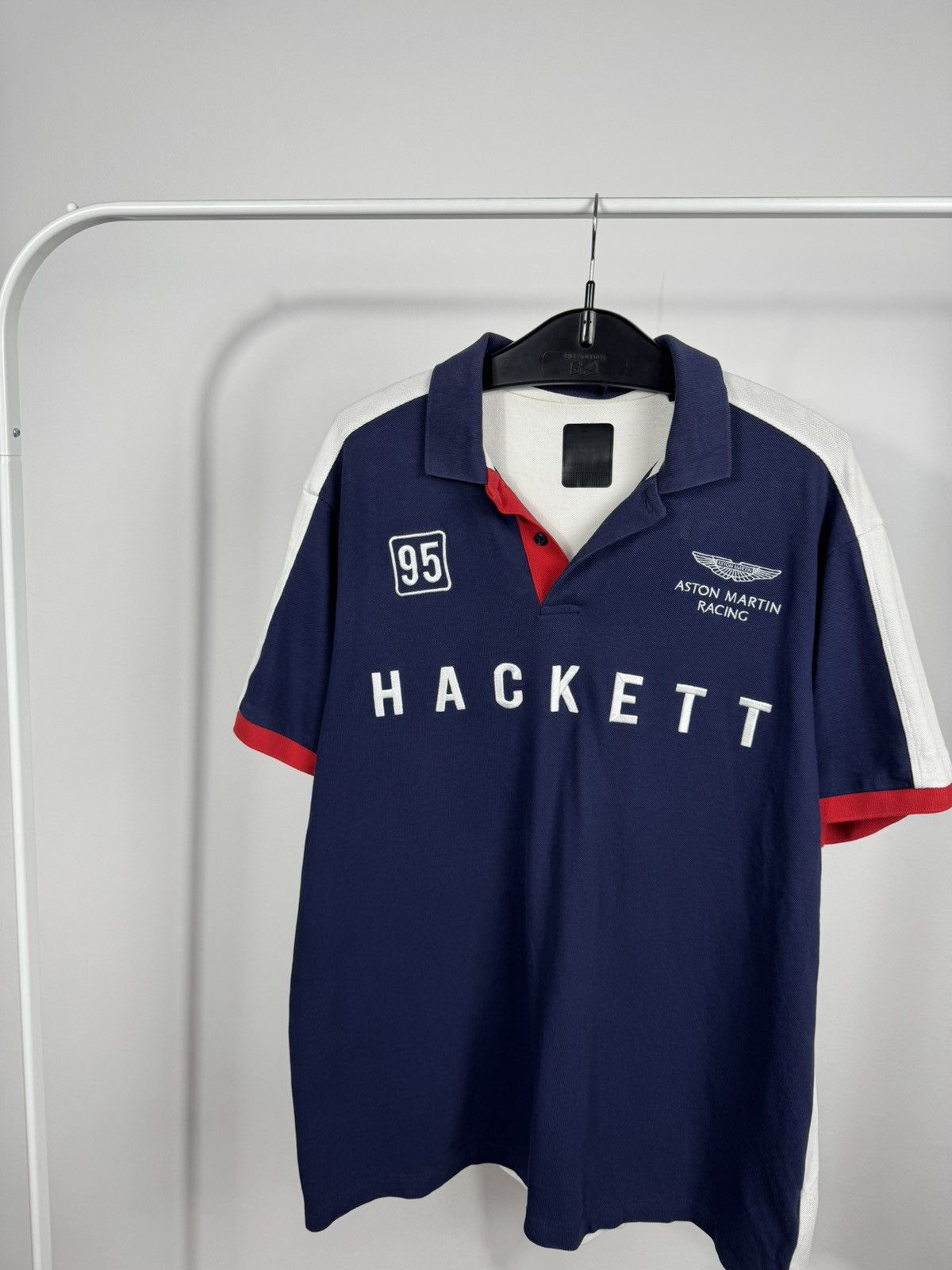 Hackett Hackett Aston Martin Racing Polo Shirt XL Navy Motorsport Size US XL / EU 56 / 4 - 2 Thumbnail
