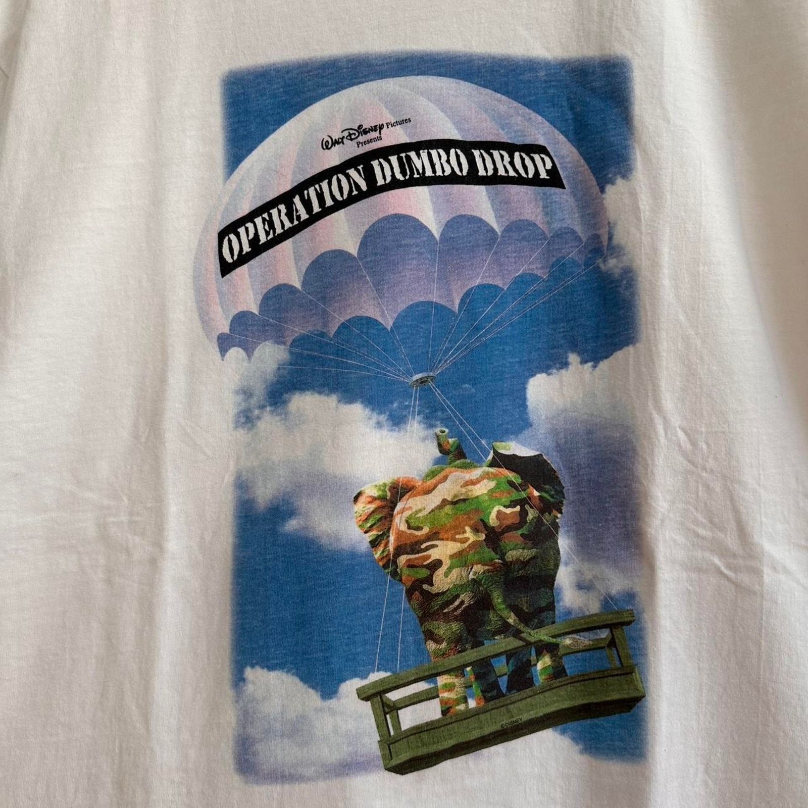 Disney × Hanes × Vintage Vintage Operation Dumbo Drop Movie Shirt Size US XL / EU 56 / 4 - 3 Thumbnail