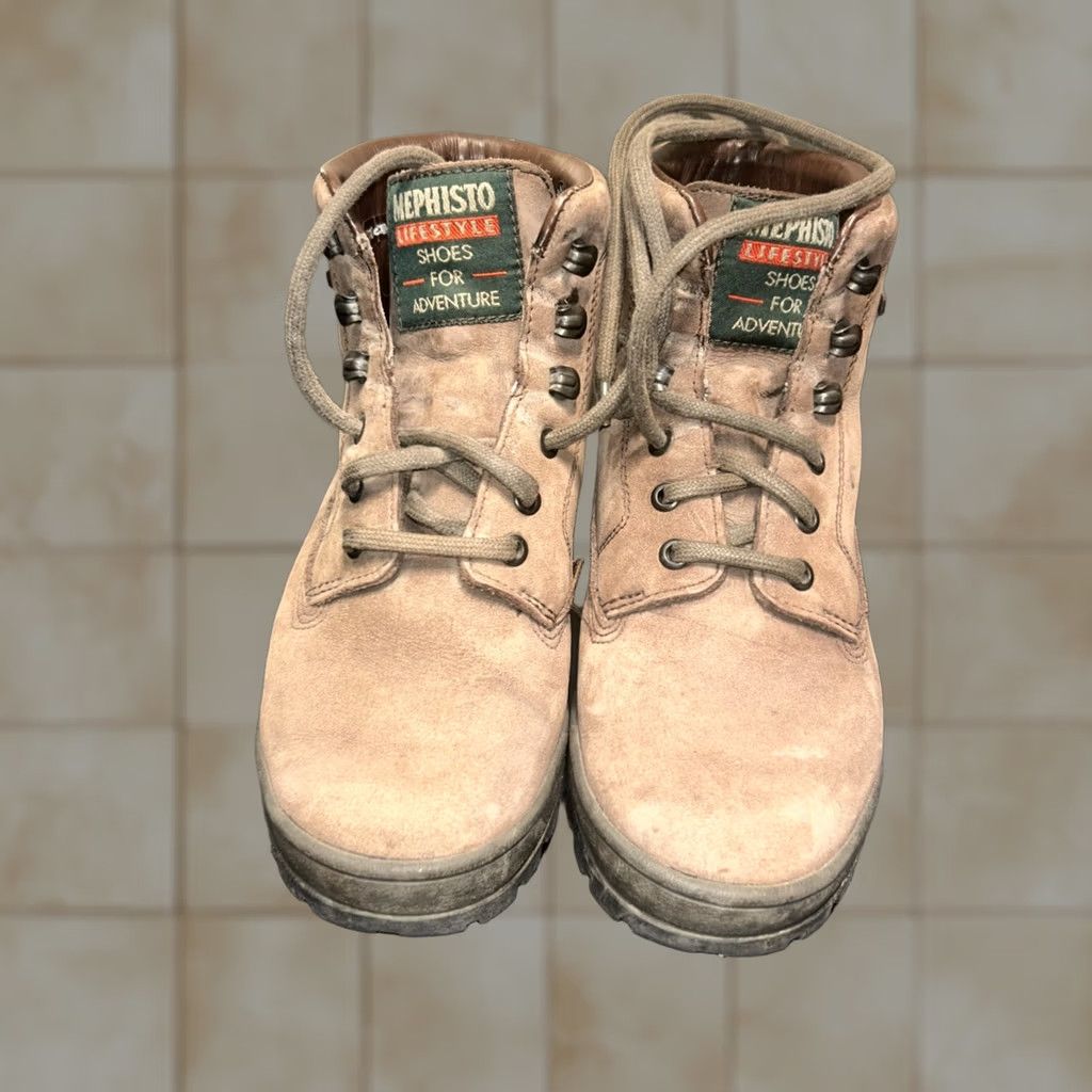 Mephisto Mephisto Gore-Tex Hiking Boots Brown Nubuck 6.5 US Womens Boots Waterproof Lace Up Mephisto Slacker Size US 7 / IT 37 - 1 Thumbnail