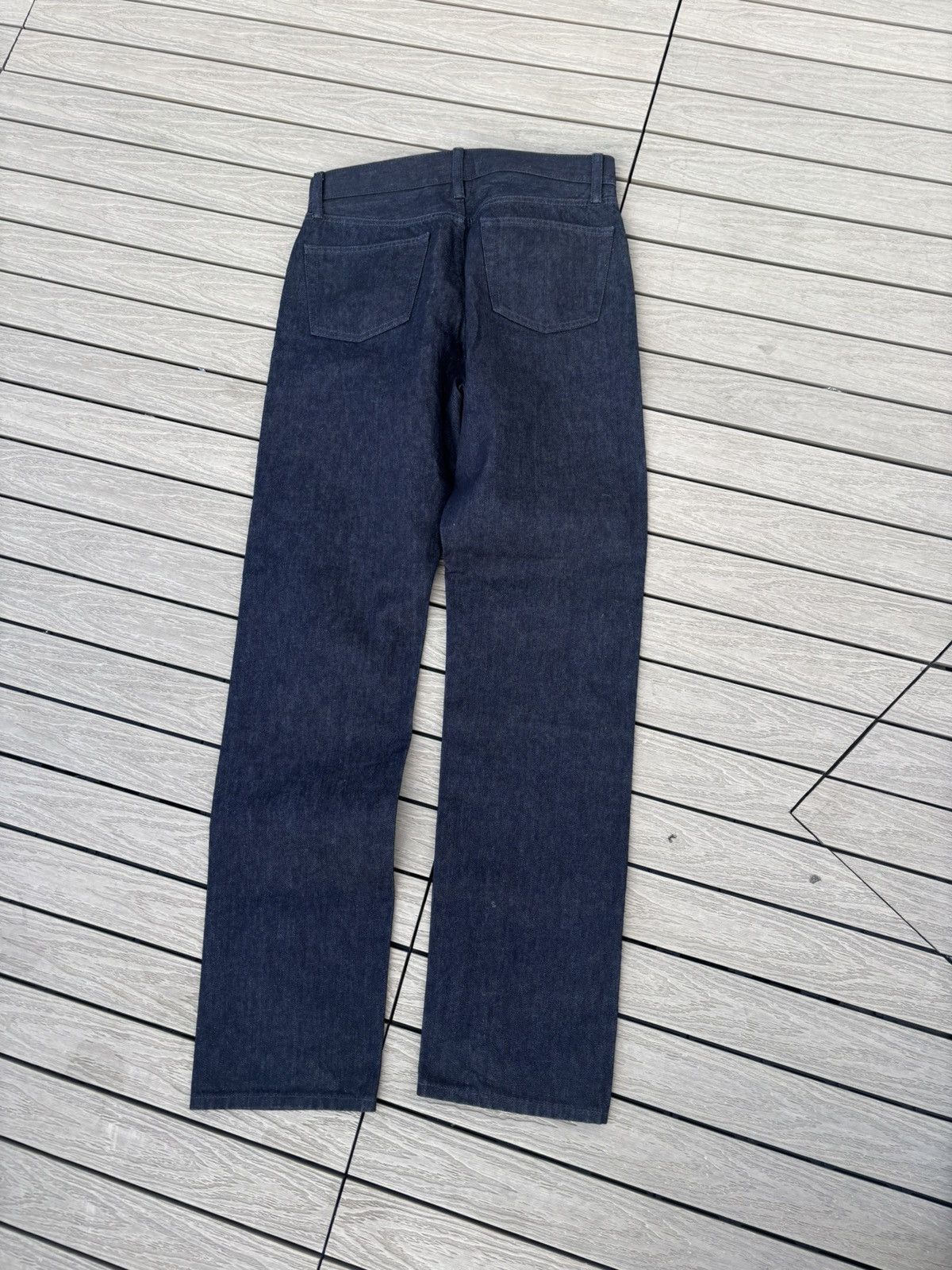 Helmut Lang Helmut Lang Dark Indigo Minimal Denim Jeans Size 31 Size US 31 - 6 Thumbnail