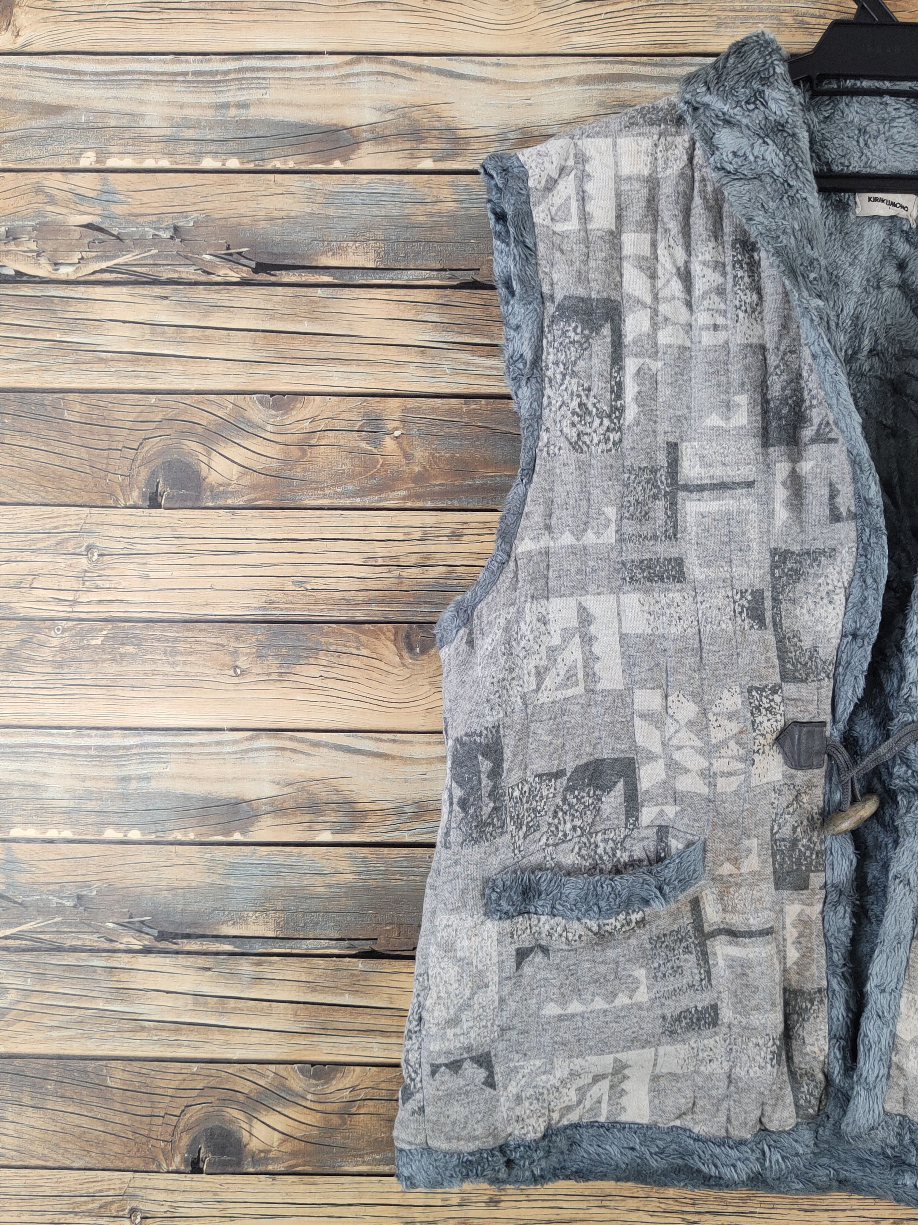 Japanese Brand × Vintage Vintage & Rare by Kirakumono Gray Vests Size US L / EU 52-54 / 3 - 5 Thumbnail
