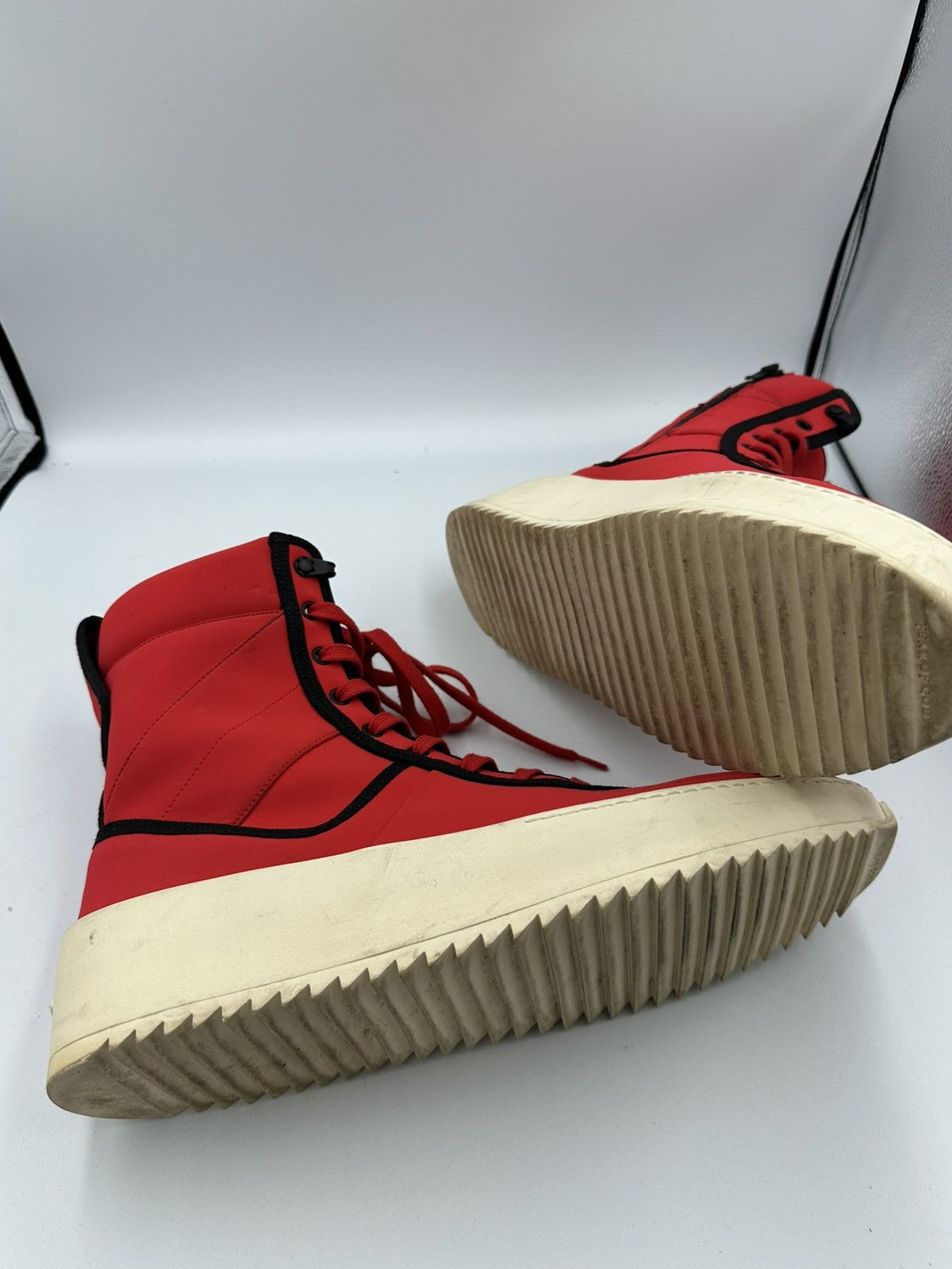 Fear of God FEAR OF GOD HIGH TOPS SNEAKERS BOOTS Size US 13 / EU 46 - 10 Thumbnail