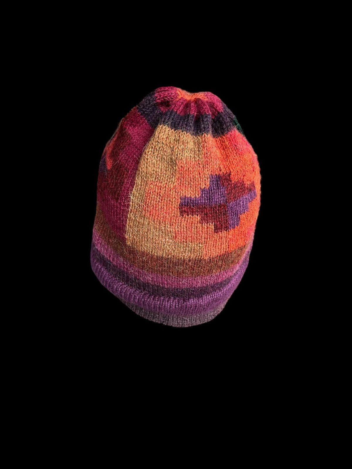 Japanese Brand × Vintage Inspired by Kapital Knitted Handmade Hippies style Rare☠️🌈 Size ONE SIZE - 3 Thumbnail