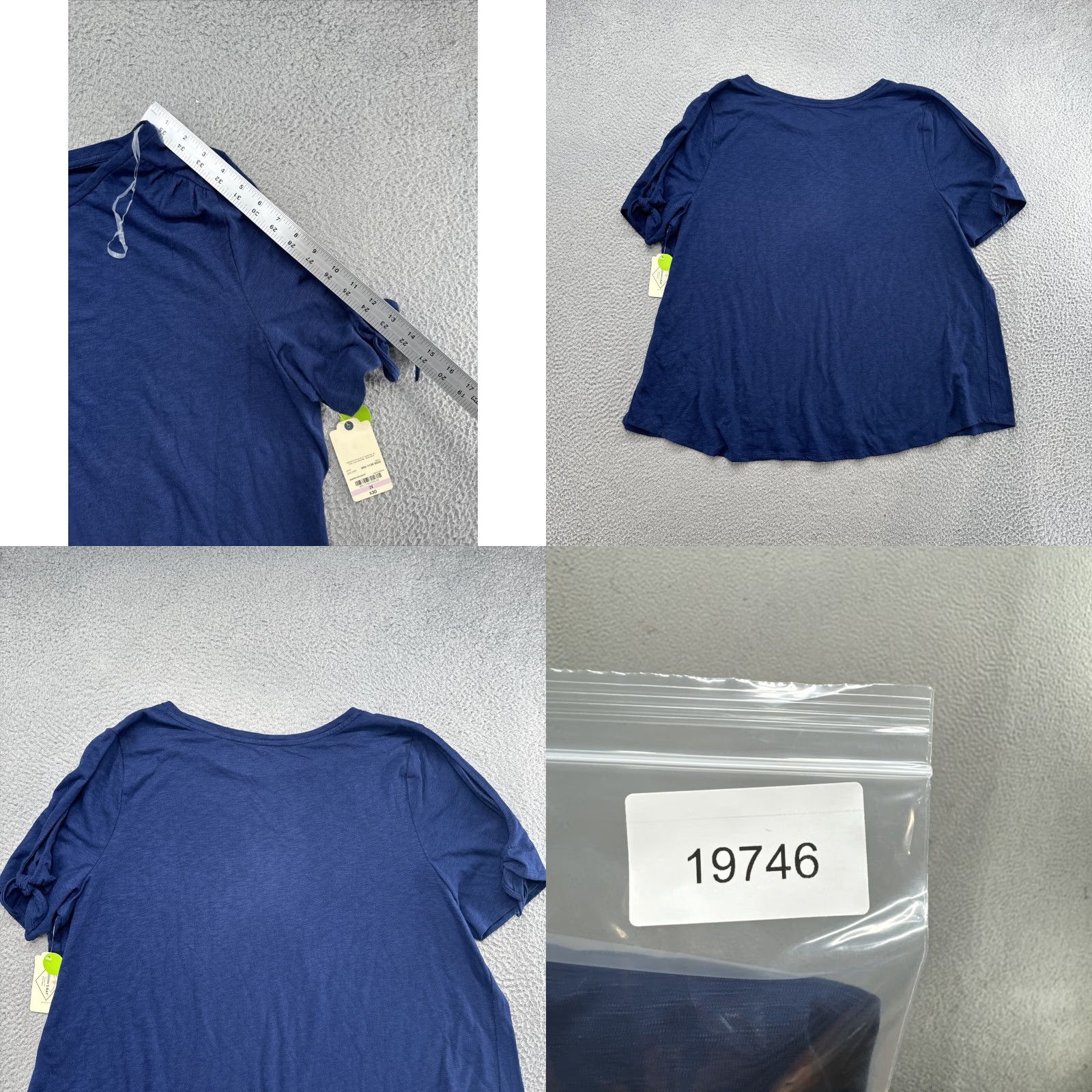 Vintage St. John's Bay T-Shirt Women’s Plus Size 2X Embroidered Floral Short Sleeve NEW Size XXL / US 16-18 / IT 52-54 - 8 Thumbnail