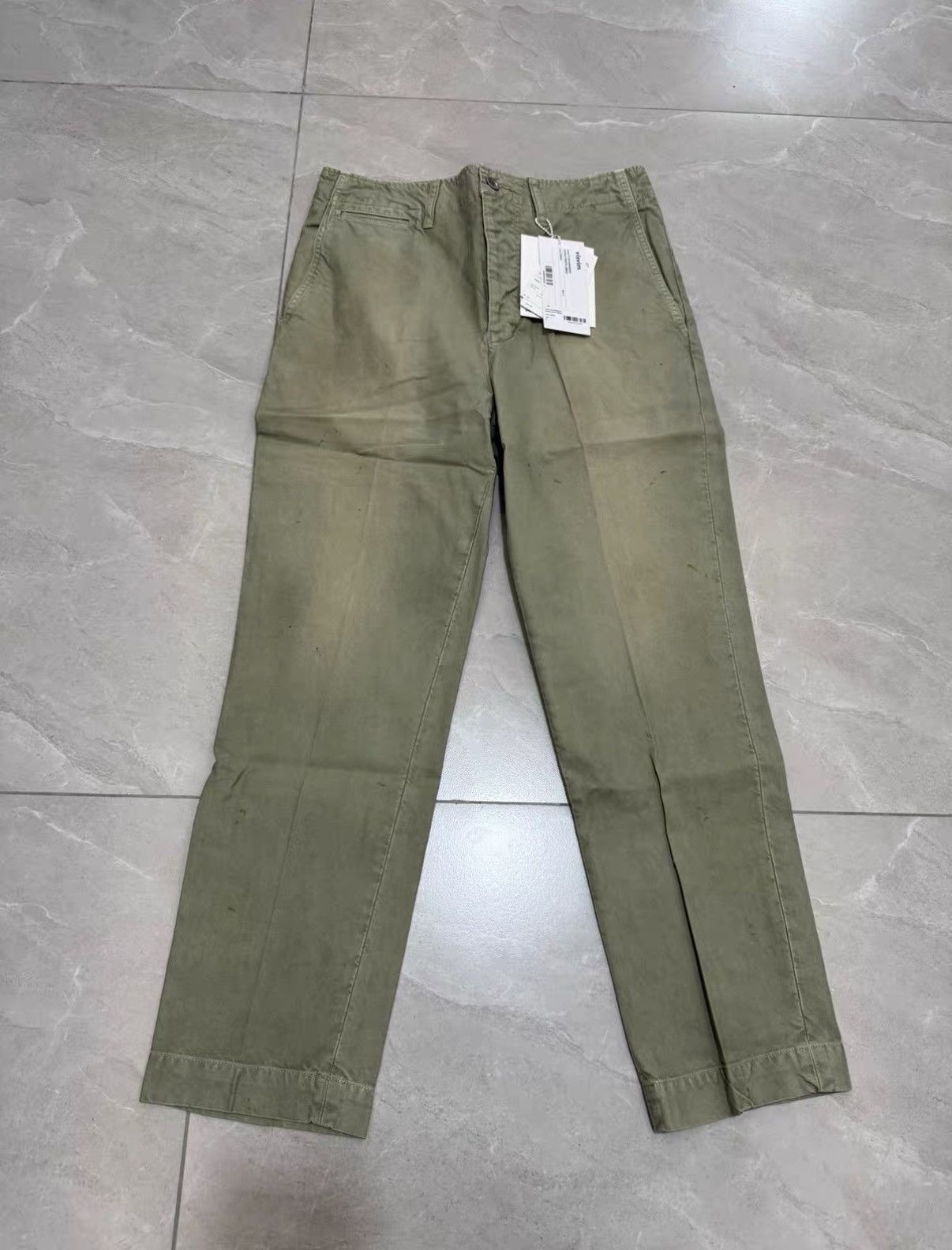 Visvim Visvim CHINO PANTS DMGD Casual Pants J34 Size US 30 / EU 46 - 1 Thumbnail
