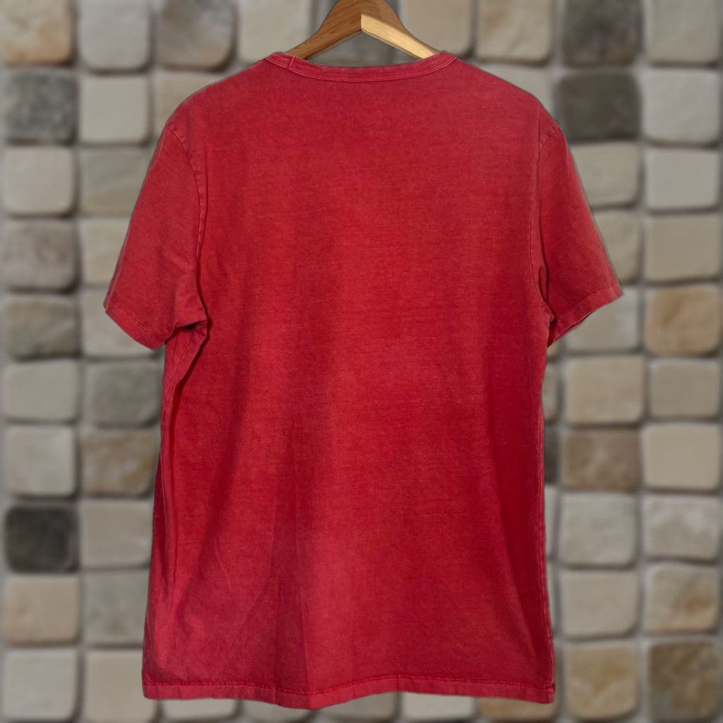 Disney Disney Mickey Mouse Cotton T-Shirt Sz L Men Red USA Cartoon Crew Neck Short Sleeve - Disney x American Eagle Outfitters Size US L / EU 52-54 / 3 - 1 Thumbnail