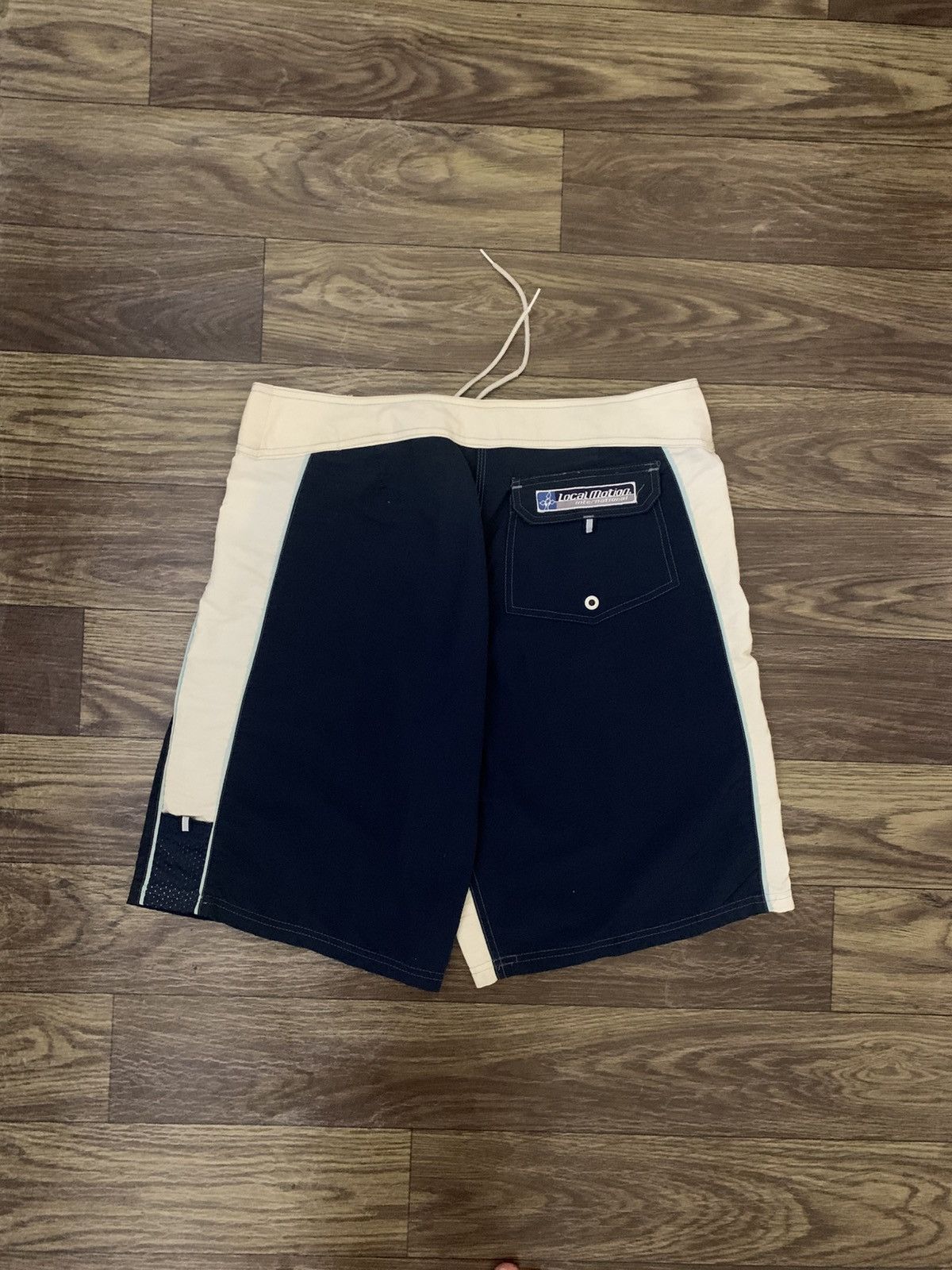 Japanese Brand Mens Sport Surf Pants LOCAL MOTION Japan Vintage 90s Y2K Size US 34 / EU 50 - 6 Thumbnail