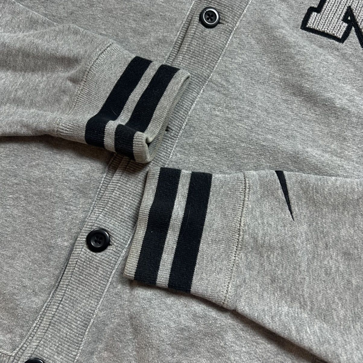 Nike 00s NIKE EMBROIDERED LOGO VINTAGE BUTTON UP CARDIGAN JACKET Size US L / EU 52-54 / 3 - 8 Thumbnail