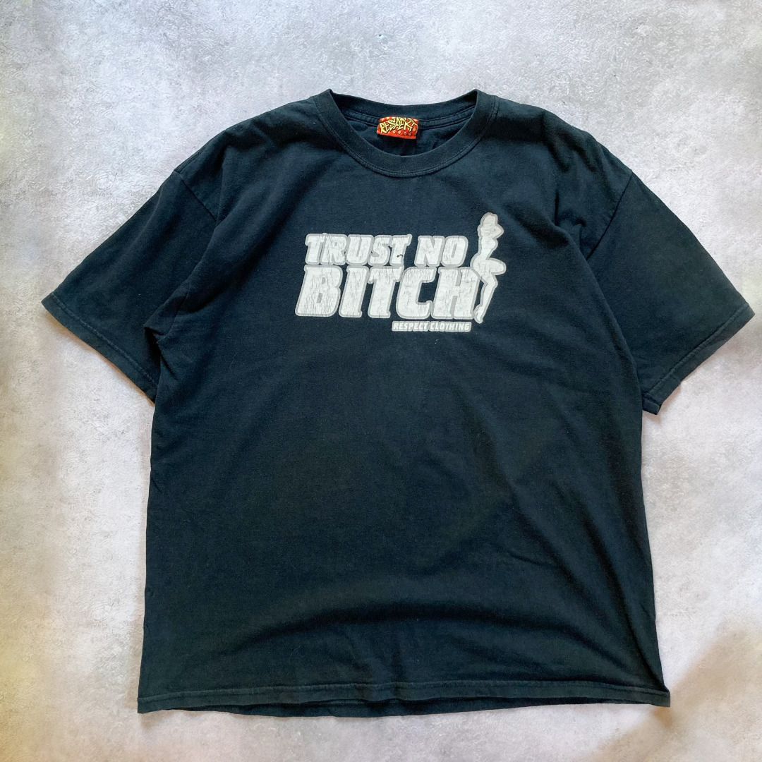 Other Vintage Trust no bihhh statement t-shirt Size US L / EU 52-54 / 3 - 1 Thumbnail