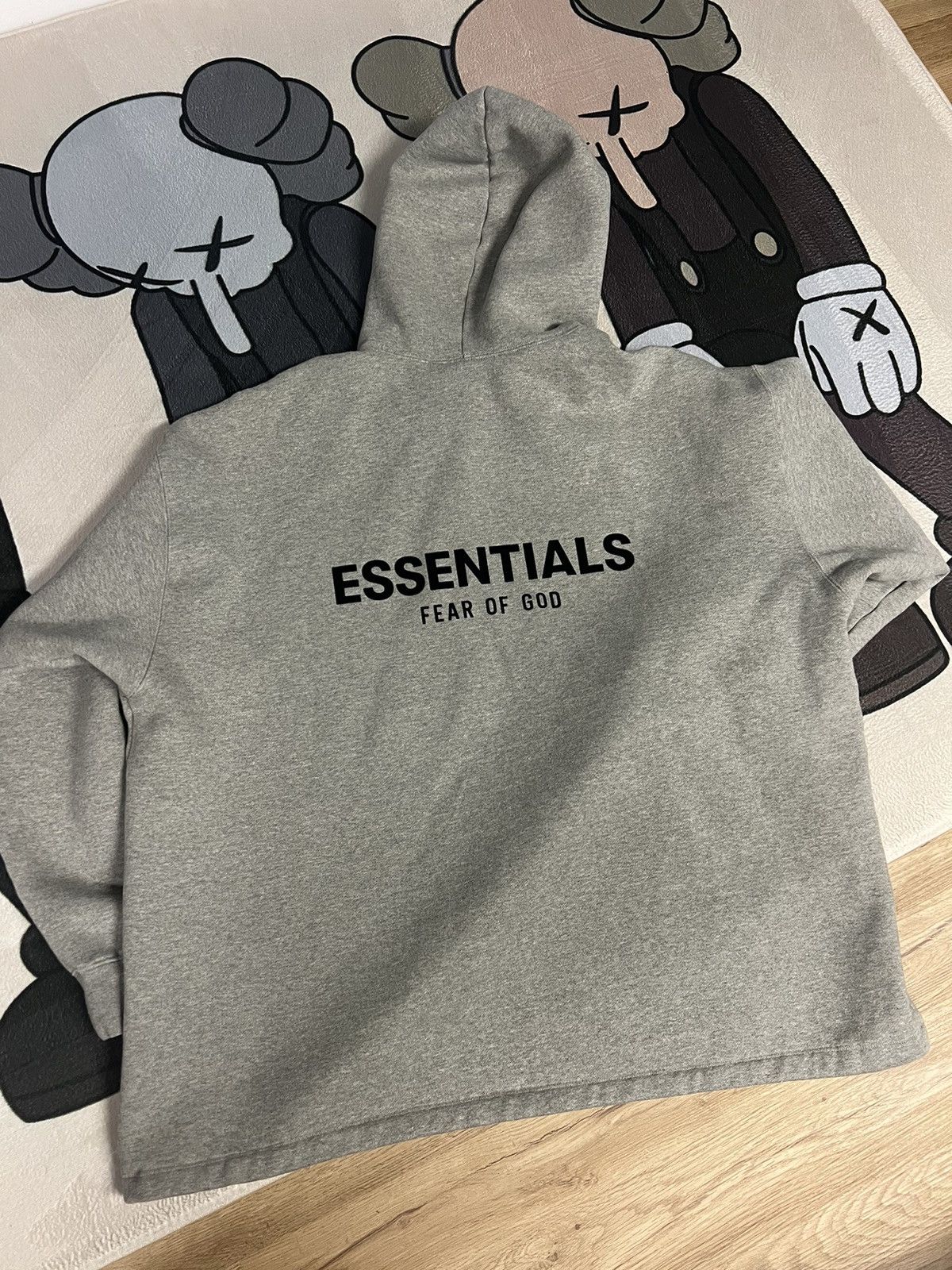 Essentials Fear of God Essentials Relaxed Hoodie Dark Oatmeal Grailed