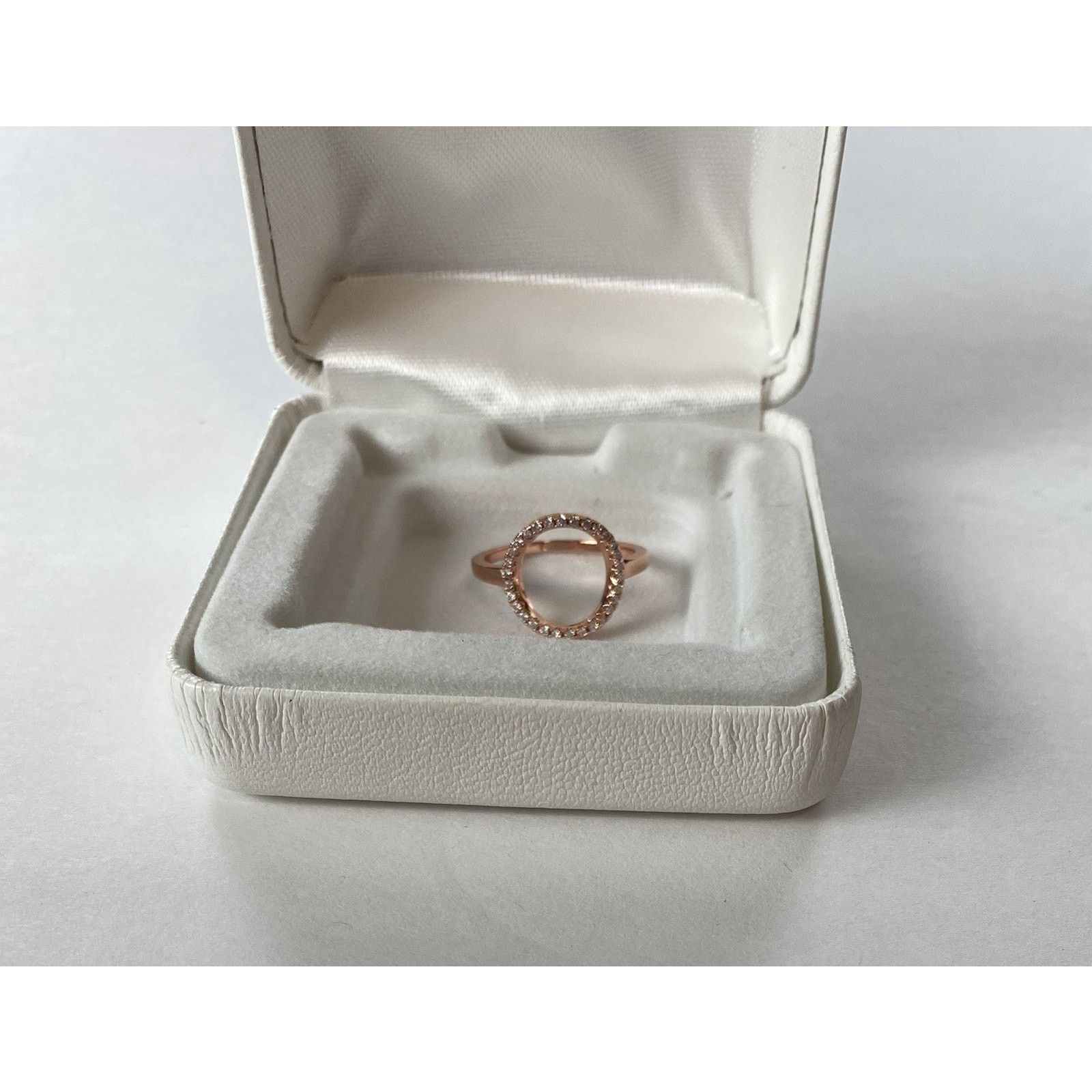 Other Rose Gold Open Circle Karma Ring Stacking Circle Dainty Sz 9 Size ONE SIZE - 3 Thumbnail