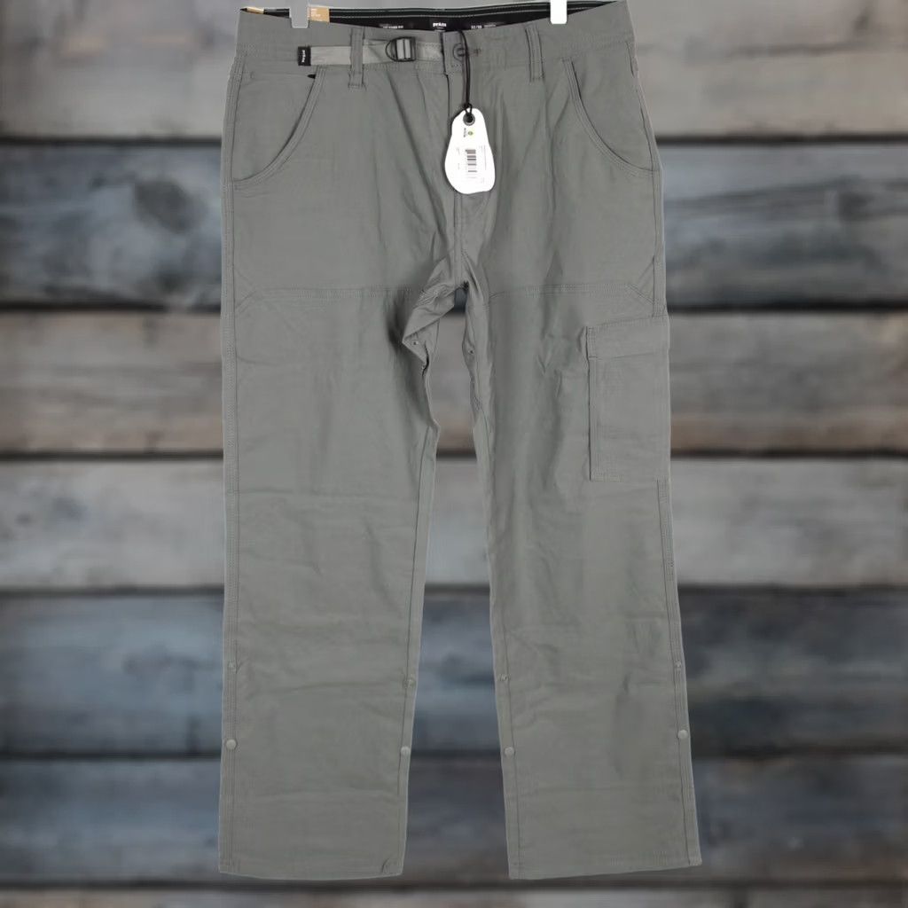 Prana VINTAGE Prana Men's Stretch Zion Pants II Relaxed Straight 32 x 30 Flint Cargo 1969791 Size US 32 / EU 48 - 1 Thumbnail