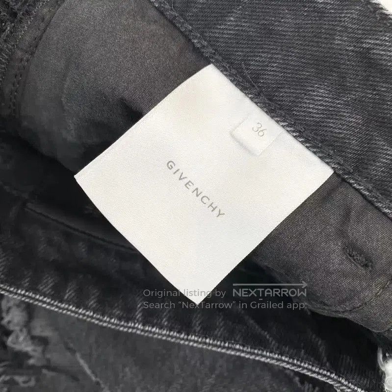 Givenchy Givenchy Black Cotton Distressed Women's Shorts . Size 28" / US 6 / IT 42 - 5 Thumbnail