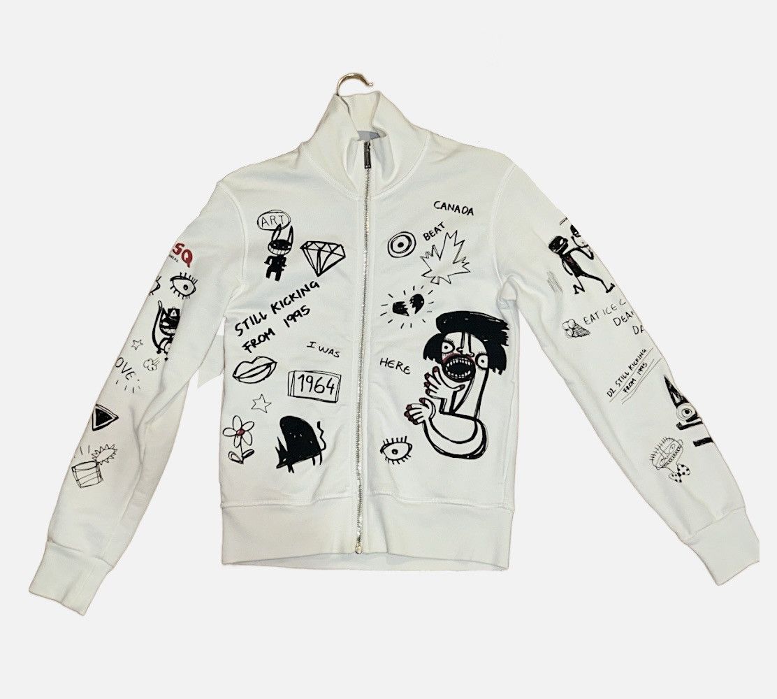 Dsquared2 Zip up turtle neck art full print dsquared2 Size US XS / EU 42 / 0 - 1 Thumbnail