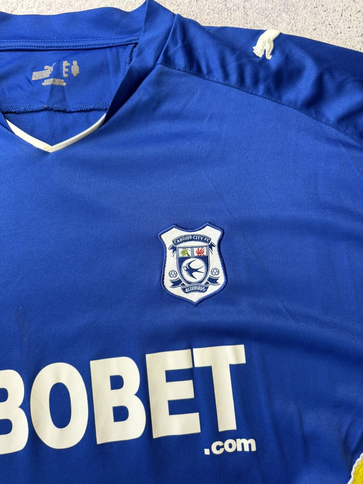 Puma Vintage Puma Cardiff City 2009/10 Home Shirt Soccer Jersey Size US XL / EU 56 / 4 - 15 Thumbnail