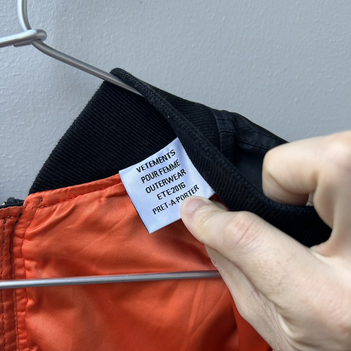 Vetements Vetements ss16 double zip bomber jacket ma-1 Size US S / EU 44-46 / 1 - 2 Thumbnail