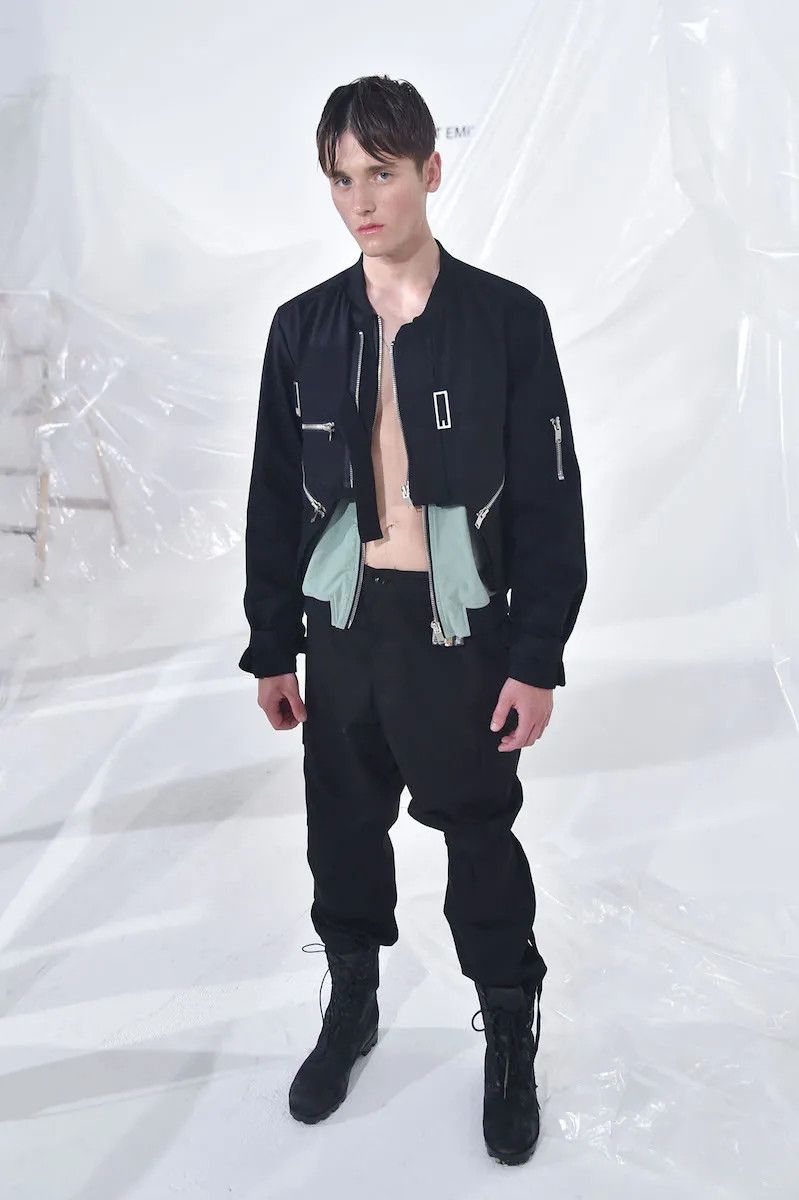 Heliot Emil HELIOT EMIL™ Double Layered Zipped Jacket 'Black' SS18 Size US M / EU 48-50 / 2 - 13 Thumbnail