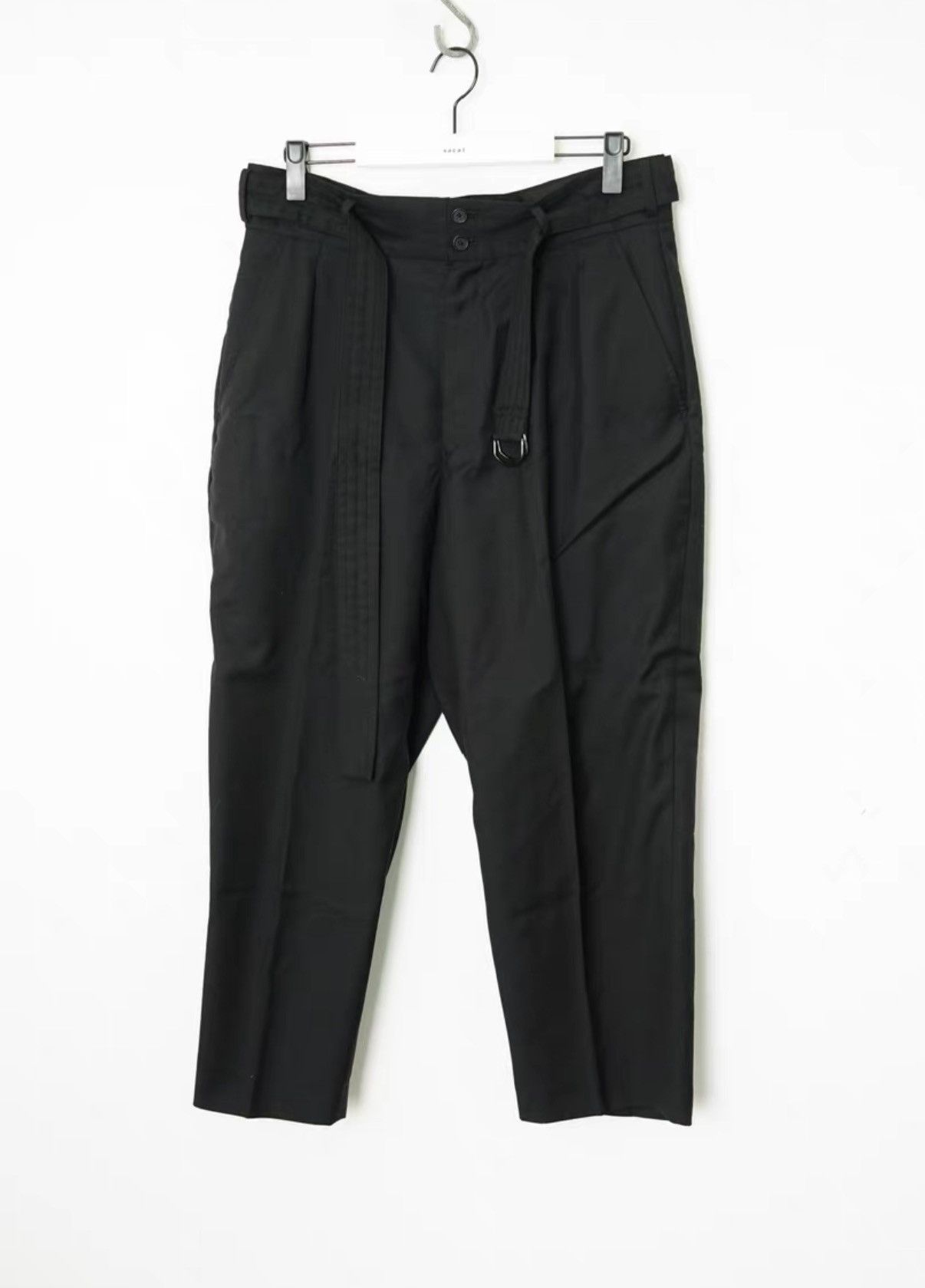 Yohji Yamamoto Yohji Yamamoto Wide-Leg Pants / Culottes, Wool Blend Size US 34 / EU 50 - 1 Thumbnail