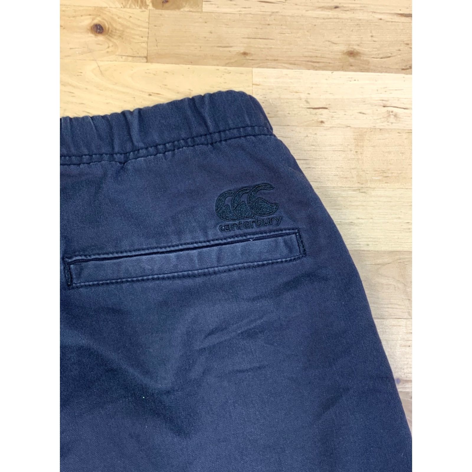 Vintage Canterbury Shorts Mens M Black Belted Casual Outdoor Chino 12105 Size US 31 - 8 Thumbnail
