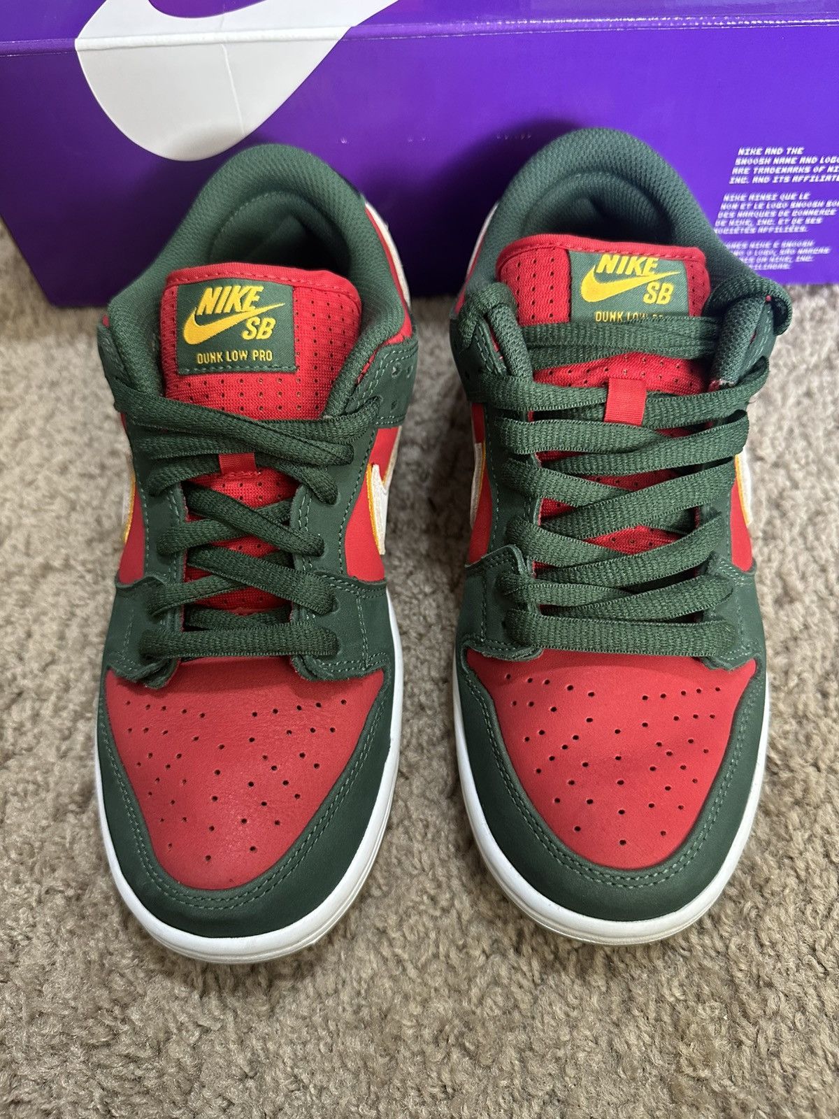 Nike SB Size 6 - Nike SB Dunk Low Pro PRM Seattle Supersonics Size US 6 / EU 39 - 3 Thumbnail