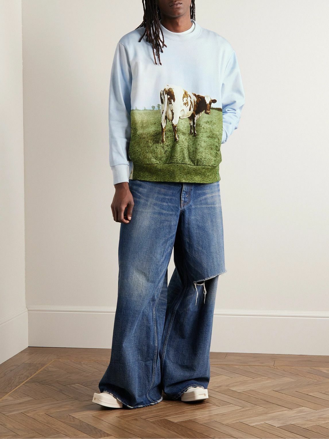 Undercover Undercover 23ss Pink Floyd Atom Heart Mother sweatshirt Size US M / EU 48-50 / 2 - 2 Thumbnail