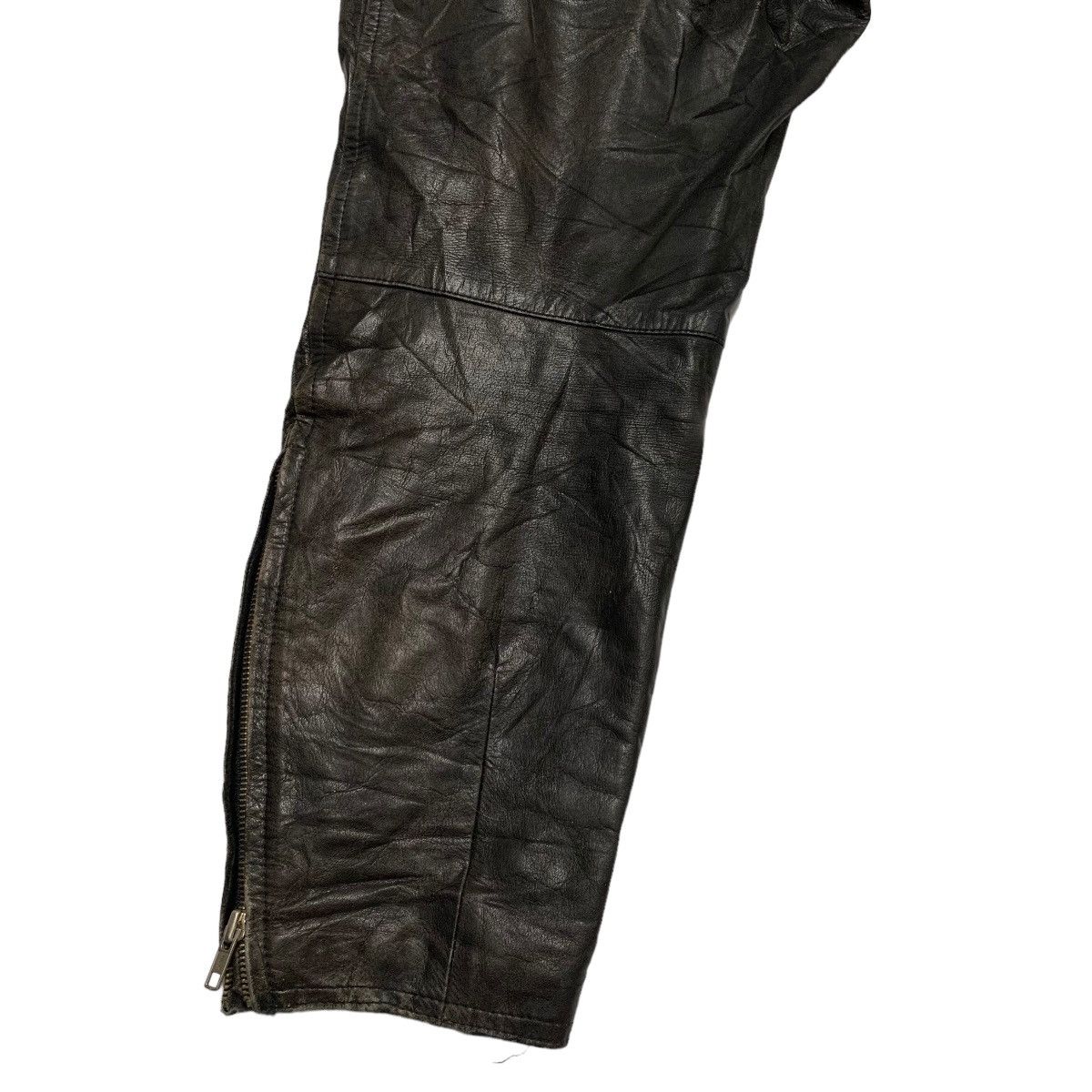Japanese Brand Komine Motorcycle Rider Leather Pants Size US 33 - 7 Thumbnail