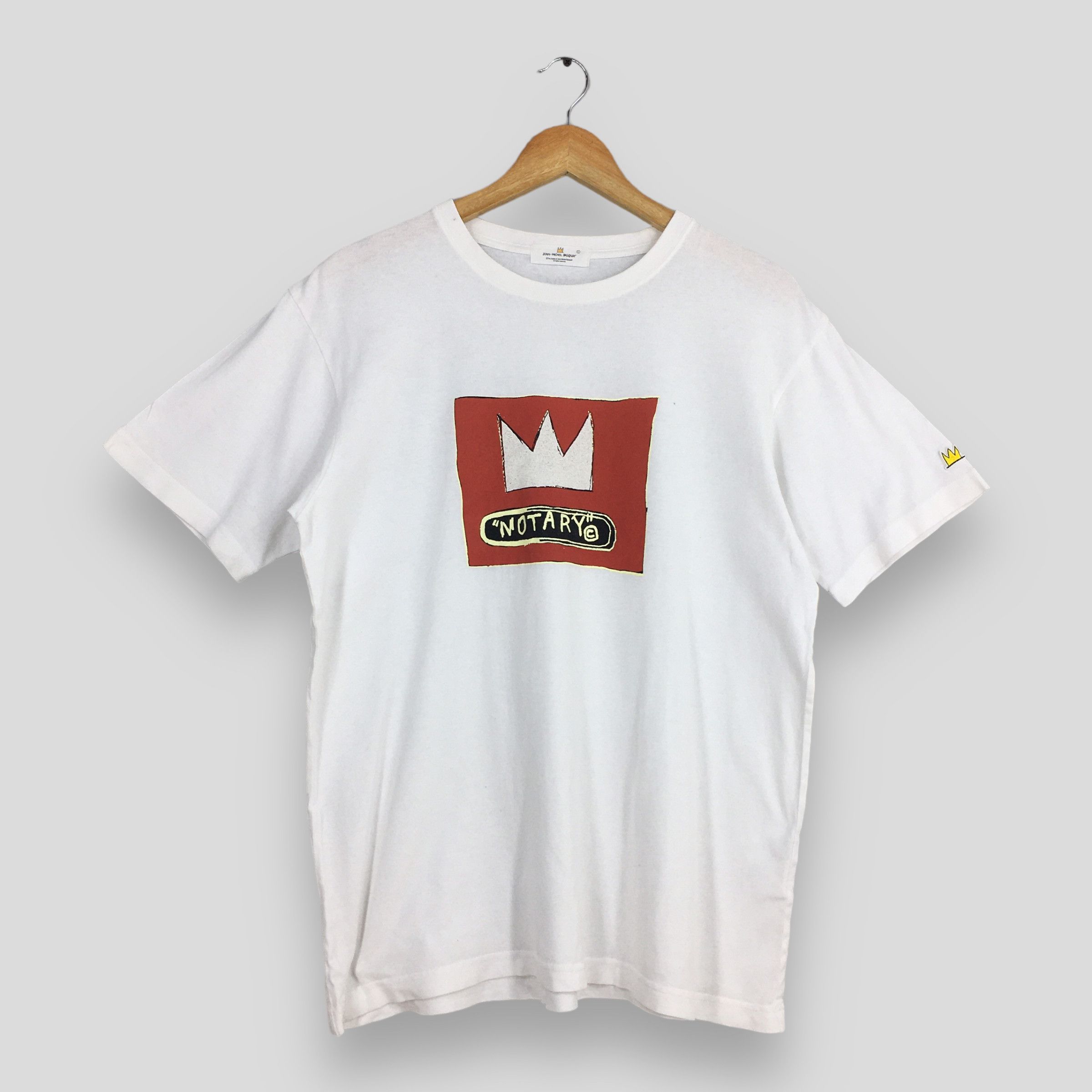 Jean-Michel Basquiat JMB Jean Michel Basquiat Notary Crown (1983) Pop Art T shirt Size US L / EU 52-54 / 3 - 1 Thumbnail