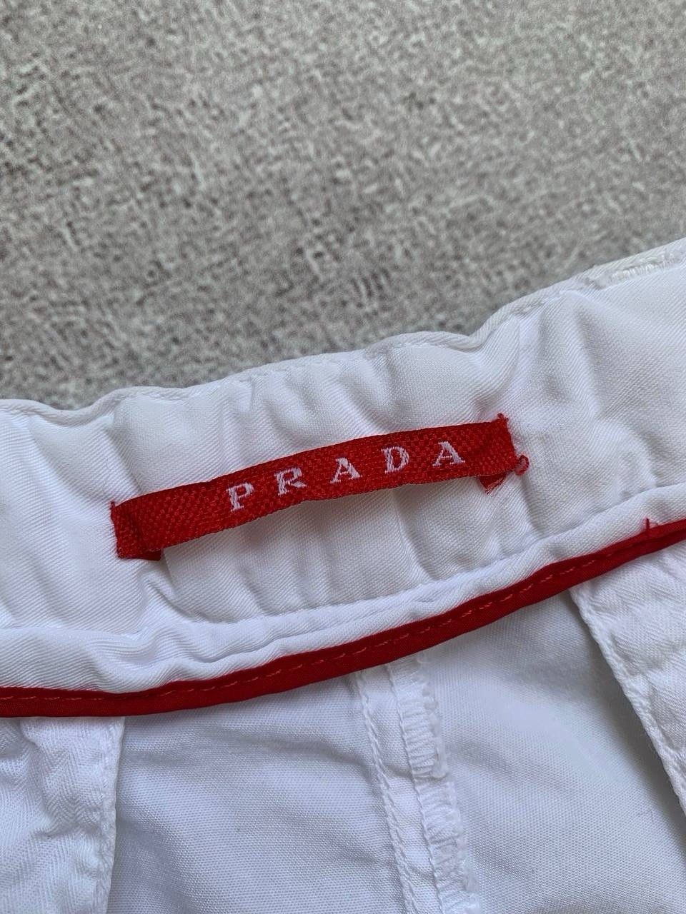 Prada Prada Milano White Vintage Shorts Man Luxury Cotton Pants Size US 32 / EU 48 - 6 Thumbnail