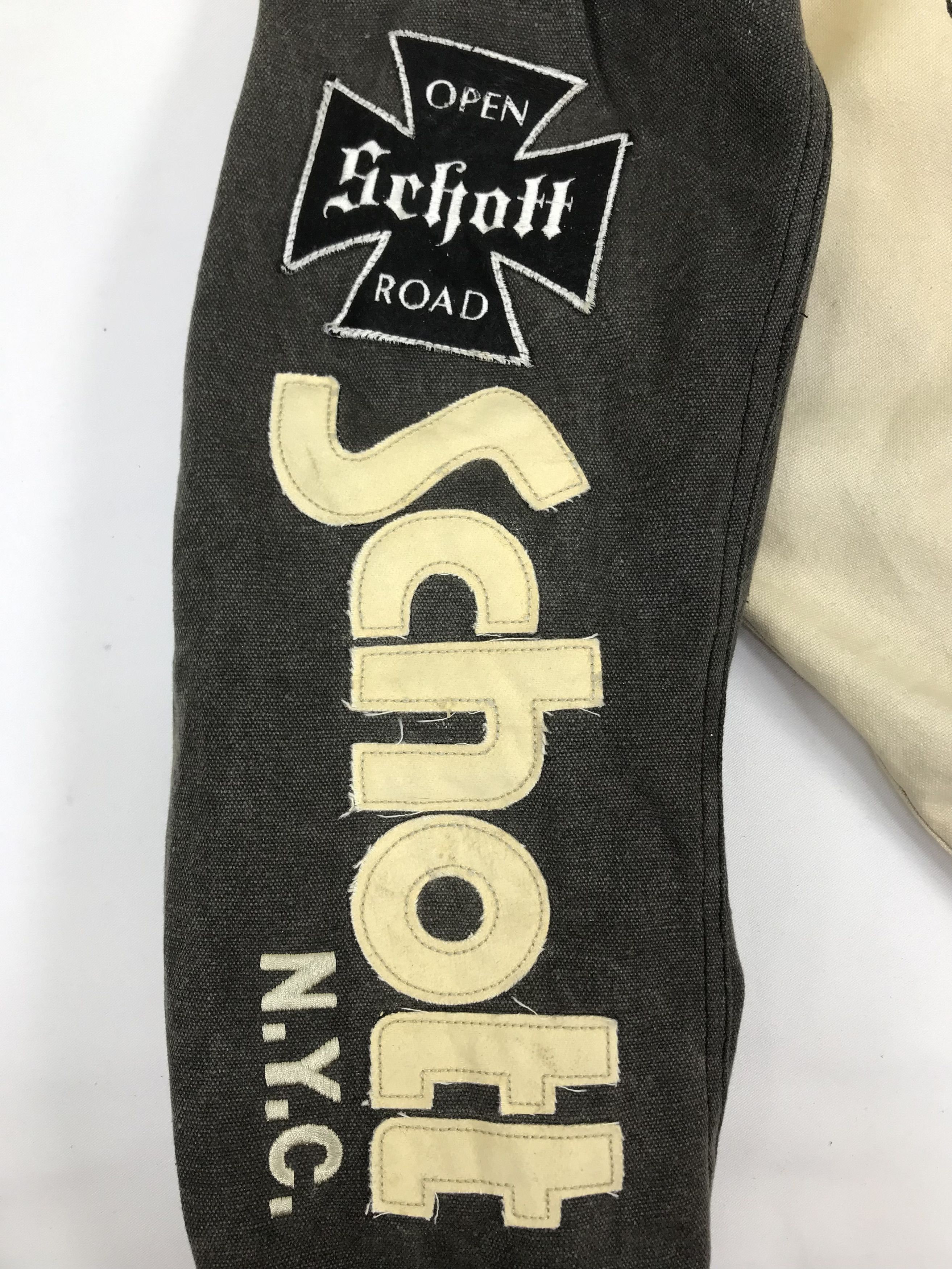 Schott Vintage Schott Padded Biker Varsity Jacket Size US XL / EU 56 / 4 - 7 Thumbnail