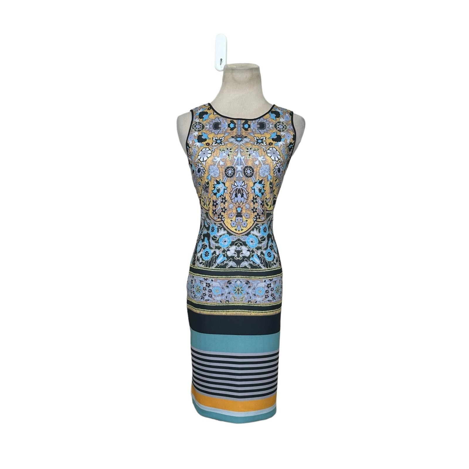 Anthropologie Clover Canyon colorful fitted mini dress size small Size S / US 4 / IT 40 - 14 Thumbnail