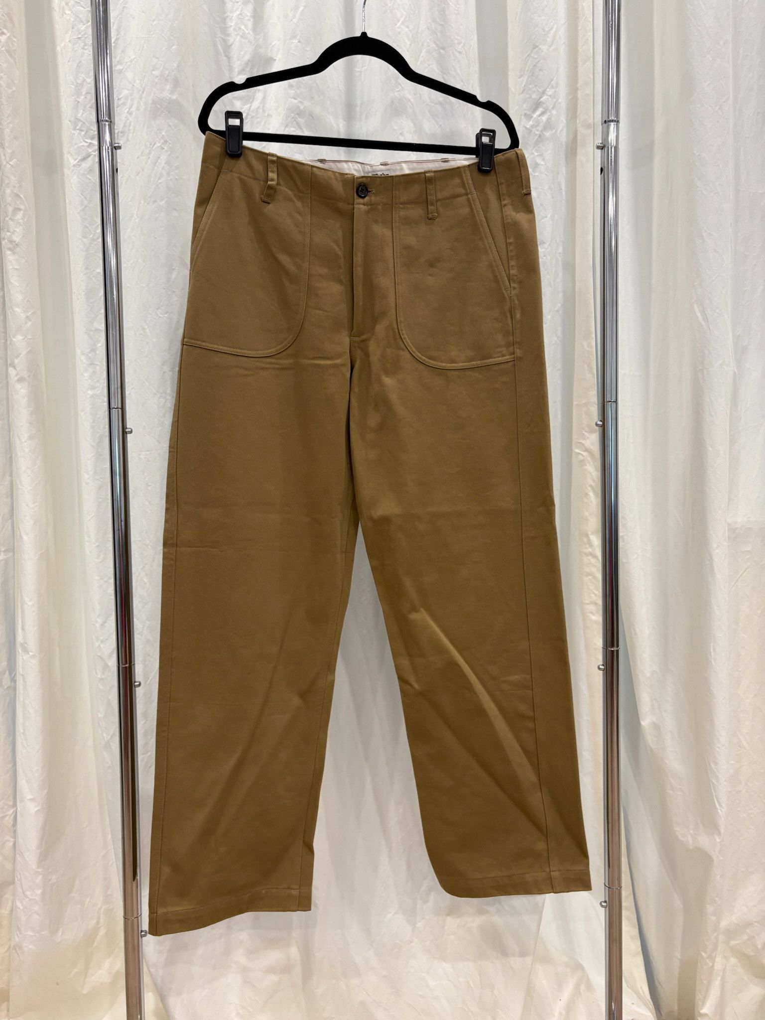 Dover Street Market Jijibaba Cotton Fatigue Trousers - Size L - Tobacco Size US 34 / EU 50 - 1 Thumbnail