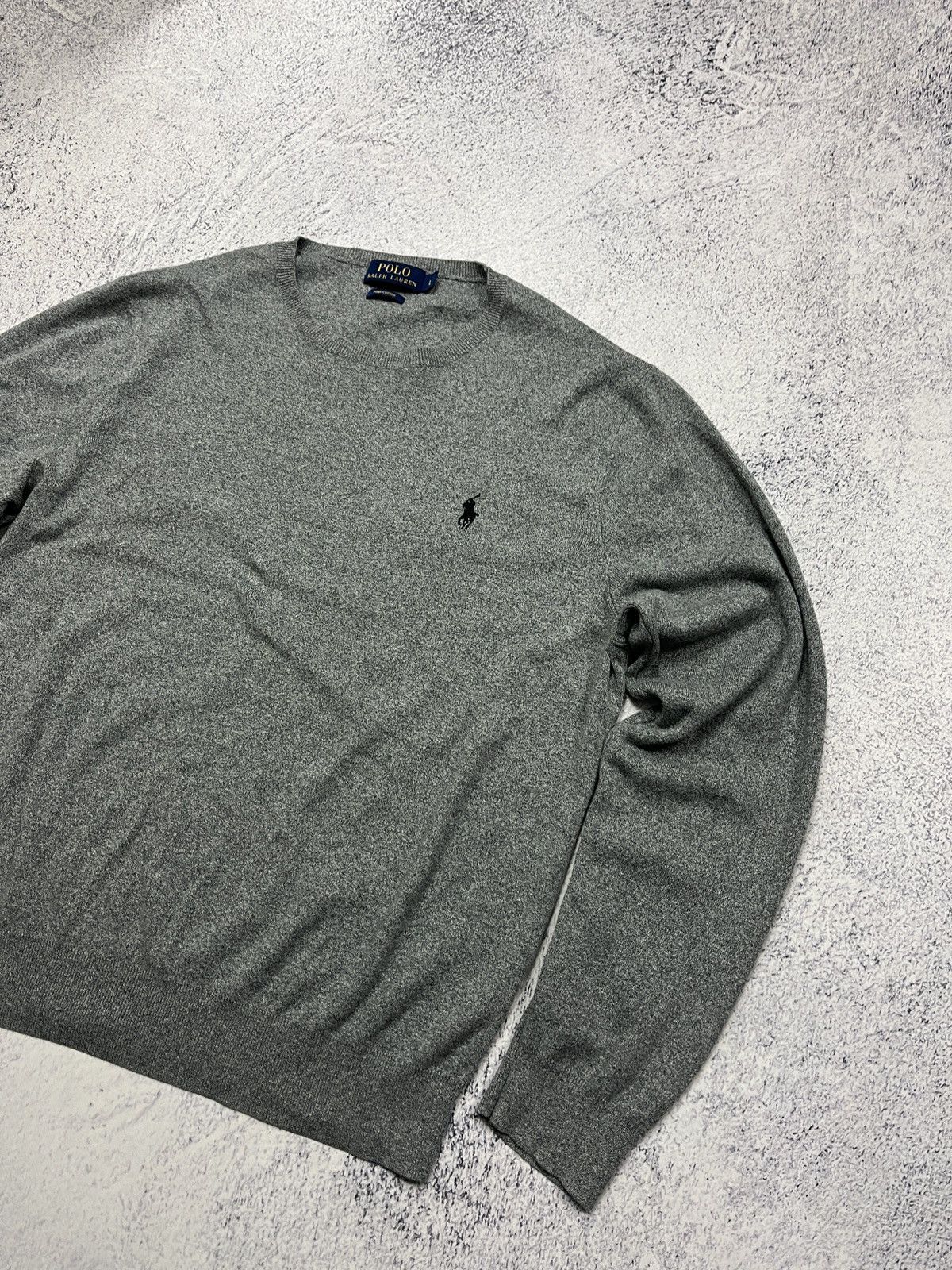Polo Ralph Lauren Mens Polo Ralph Lauren Slim Fit Pima Cotton Sweater Crewneck Size US L / EU 52-54 / 3 - 4 Thumbnail
