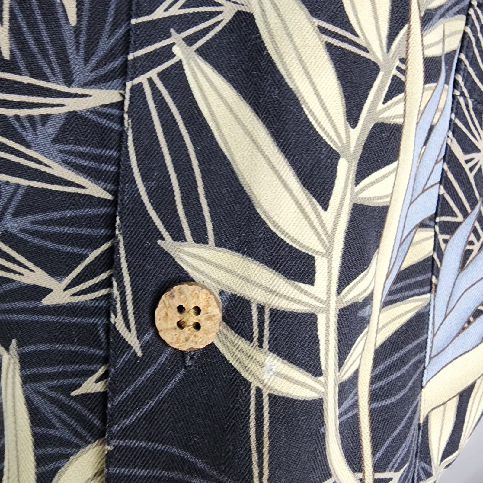 Caribbean Caribbean Black Floral Tropical Button Front Shirt Size US XXL / EU 58 / 5 - 7 Thumbnail