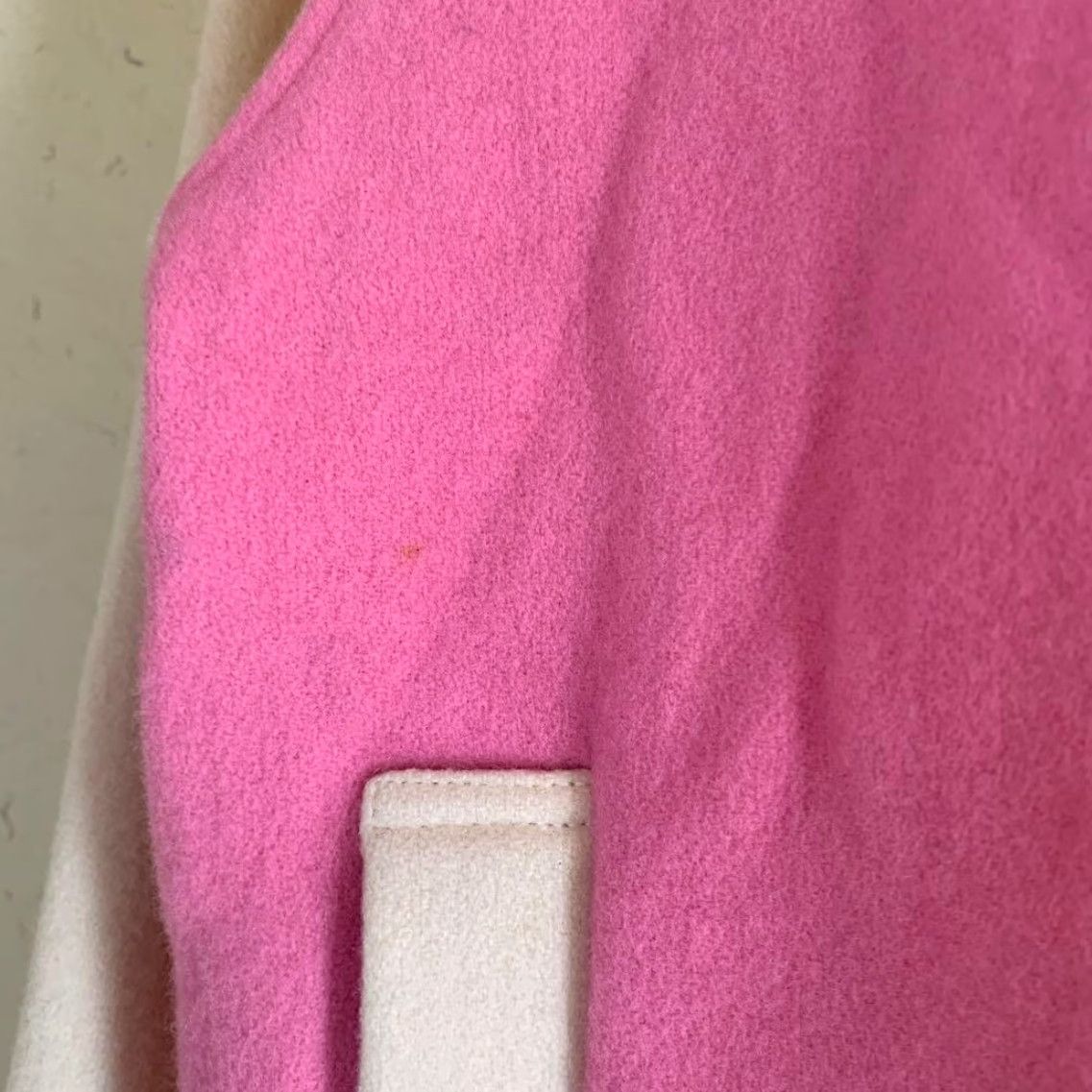 Vintage Courrèges Stadium Jacket Black S Women's Coat Regular Size Pink Damaged stained Italy Courrèges Size S / US 4 / IT 40 - 4 Thumbnail