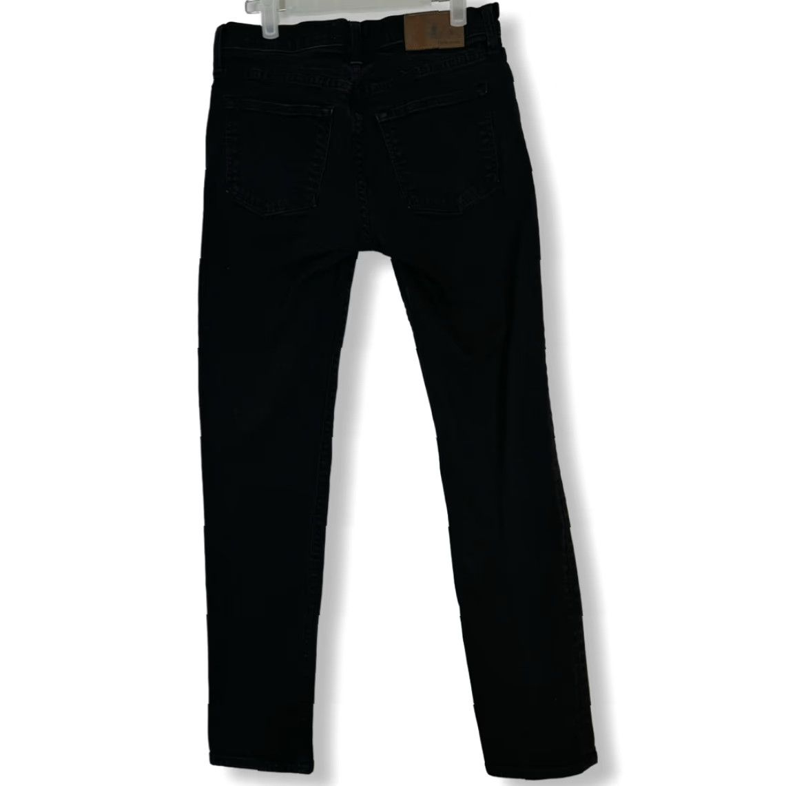J.Crew J.CREW Jeans Women's 29x30 Black Stretch Mid-Rise Skinny 5-Pocket Denim Cotton Blend 98% Cotton 2% Elastane Mens Womens Girls Boys Size 29" - 2 Thumbnail