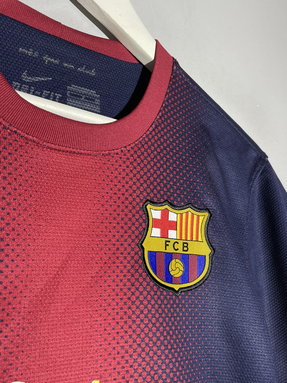 Nike F.C Barcelona Nike 2013/14 Home Y2k Football Shirt Size US S / EU 44-46 / 1 - 5 Thumbnail
