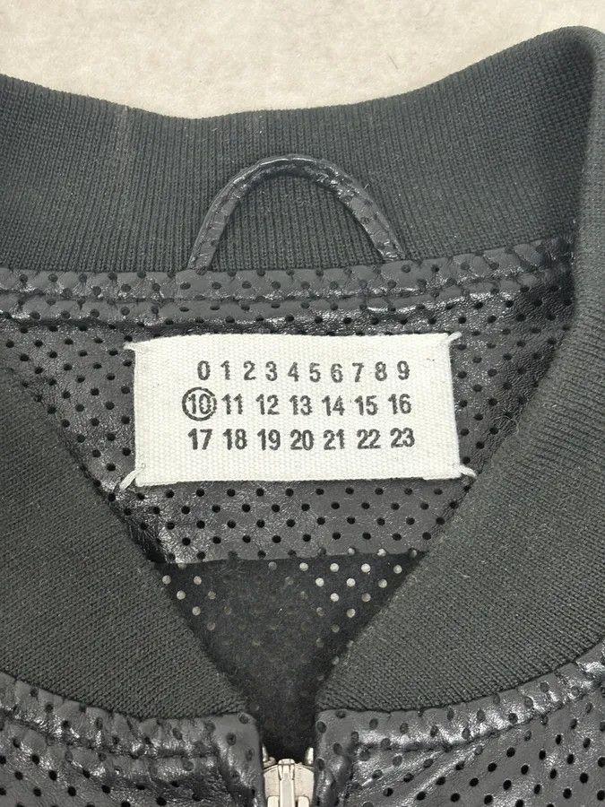Maison Margiela SS2007 Maison Martin Margiela Black Perforated Leather Jacket Size US L / EU 52-54 / 3 - 11 Thumbnail