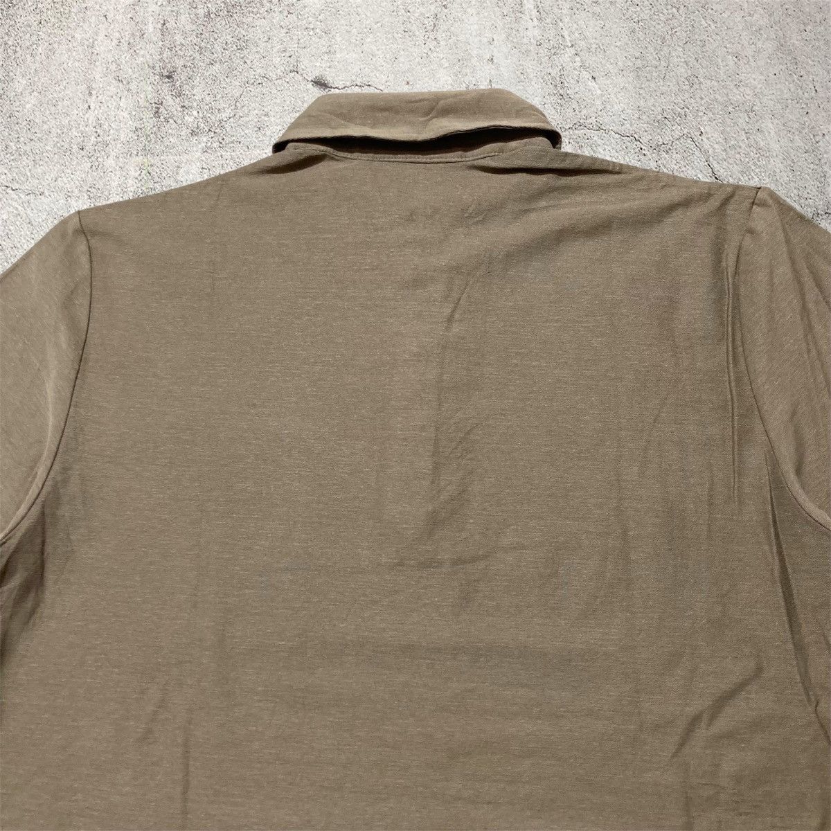 Japanese Brand 2000s Artisan Pocket Polo Tshirt Brown Designer Size US L / EU 52-54 / 3 - 12 Thumbnail