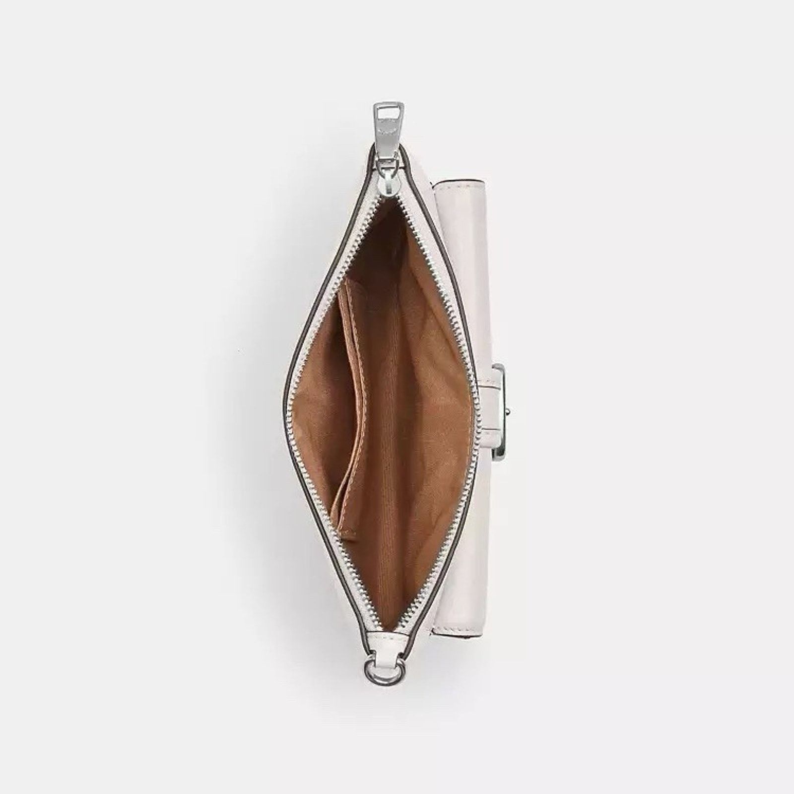 Coach NWT Coach Ashton Wristlet Silver/Chalk leather CDY04 Size ONE SIZE - 7 Thumbnail