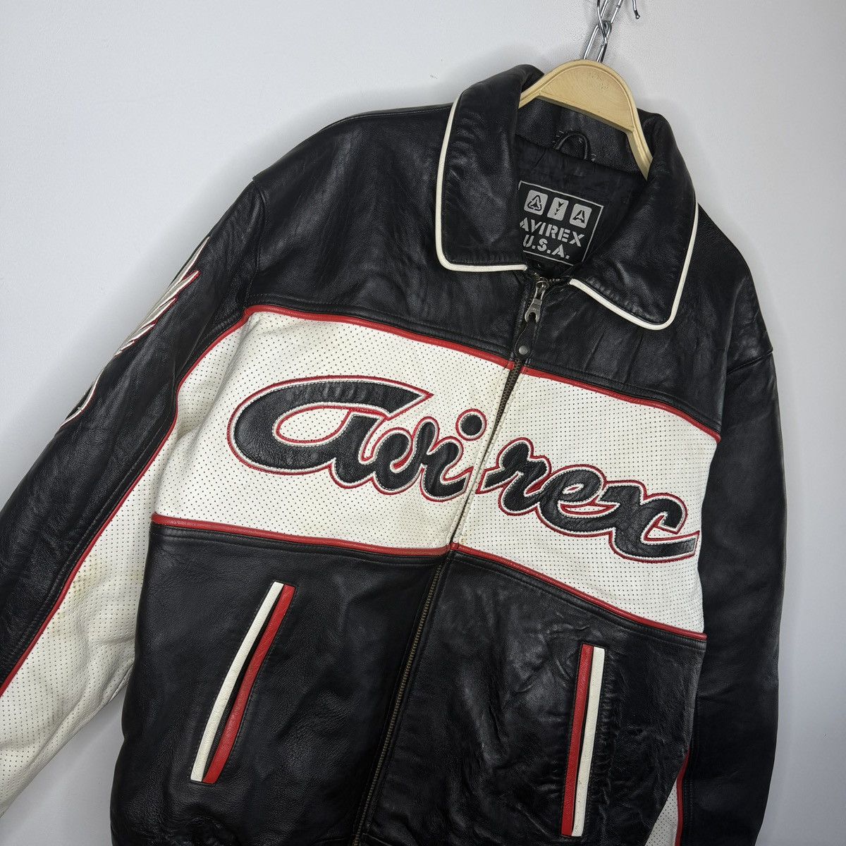 Avirex Vintage Varsity avirex leather jacket sport Size US L / EU 52-54 / 3 - 4 Thumbnail